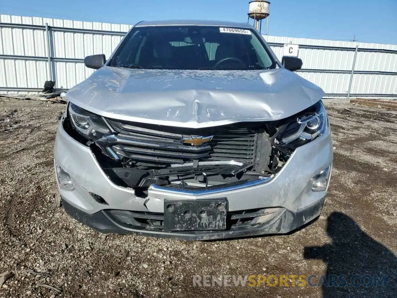 5 fotografías del automóvil dañado 3GNAXHEV8LS705118 CHEVROLET EQUINOX 2020