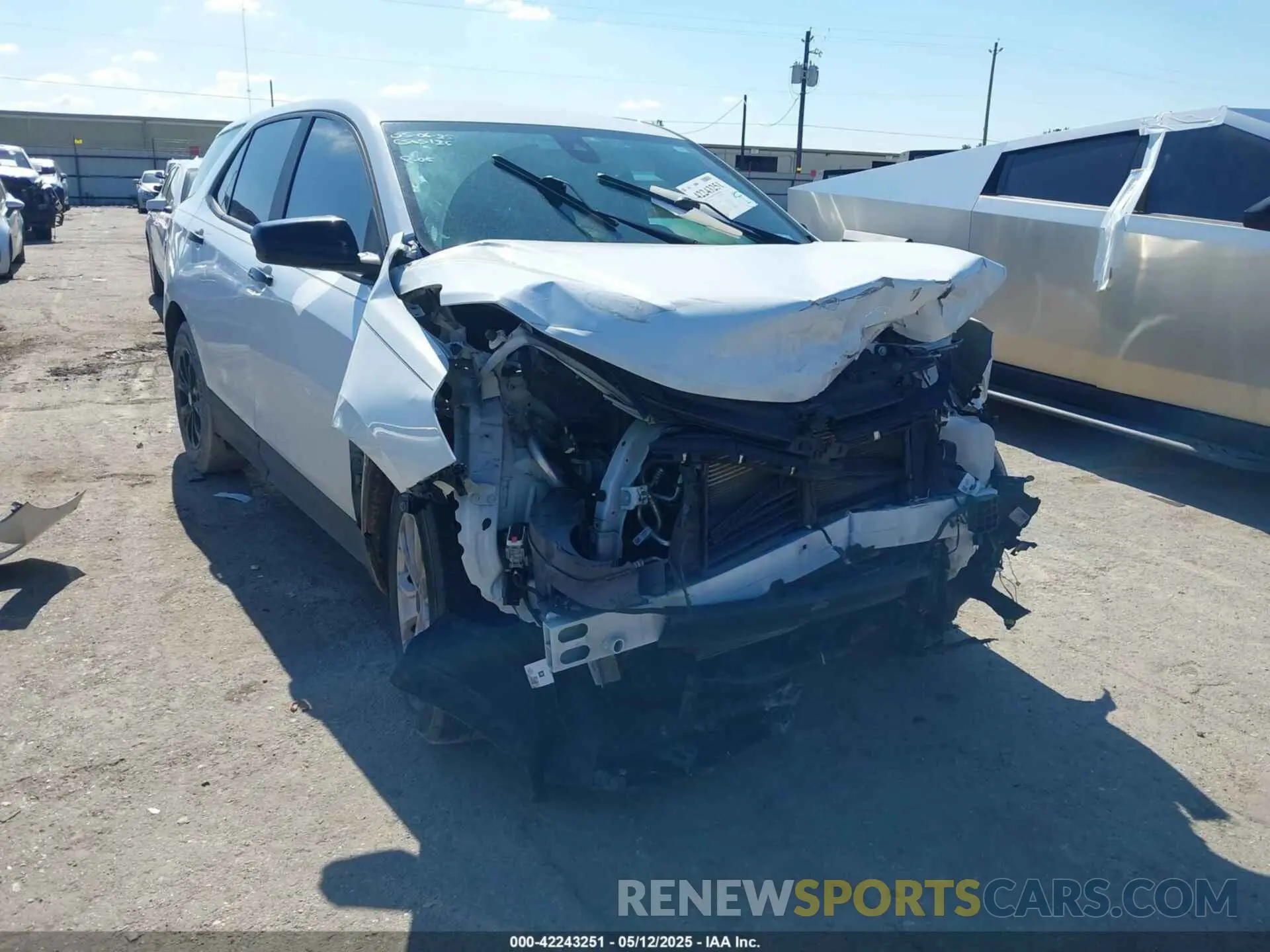 1 fotografías del automóvil dañado 3GNAXHEV9LS672517 CHEVROLET EQUINOX 2020
