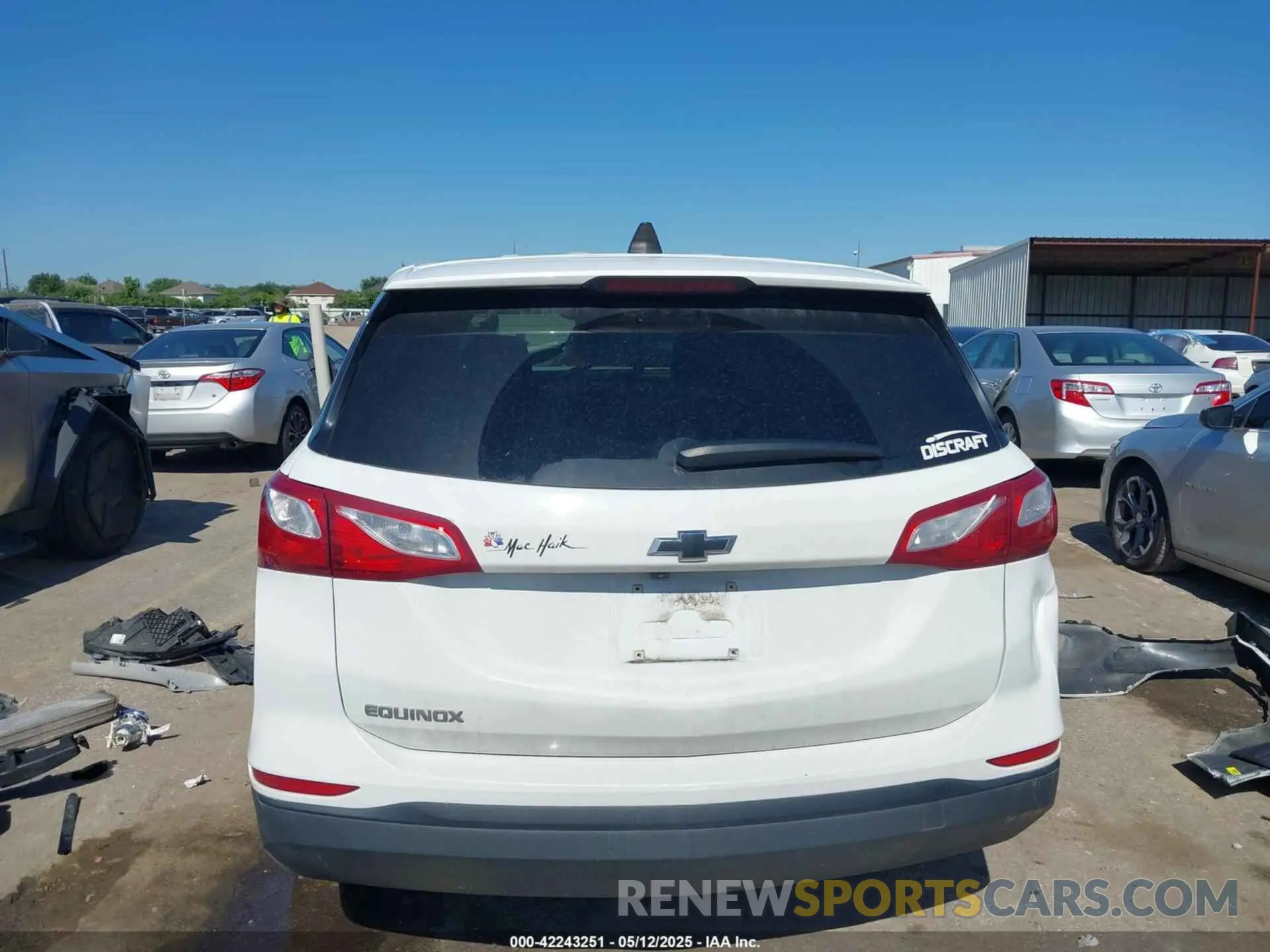 15 fotografías del automóvil dañado 3GNAXHEV9LS672517 CHEVROLET EQUINOX 2020
