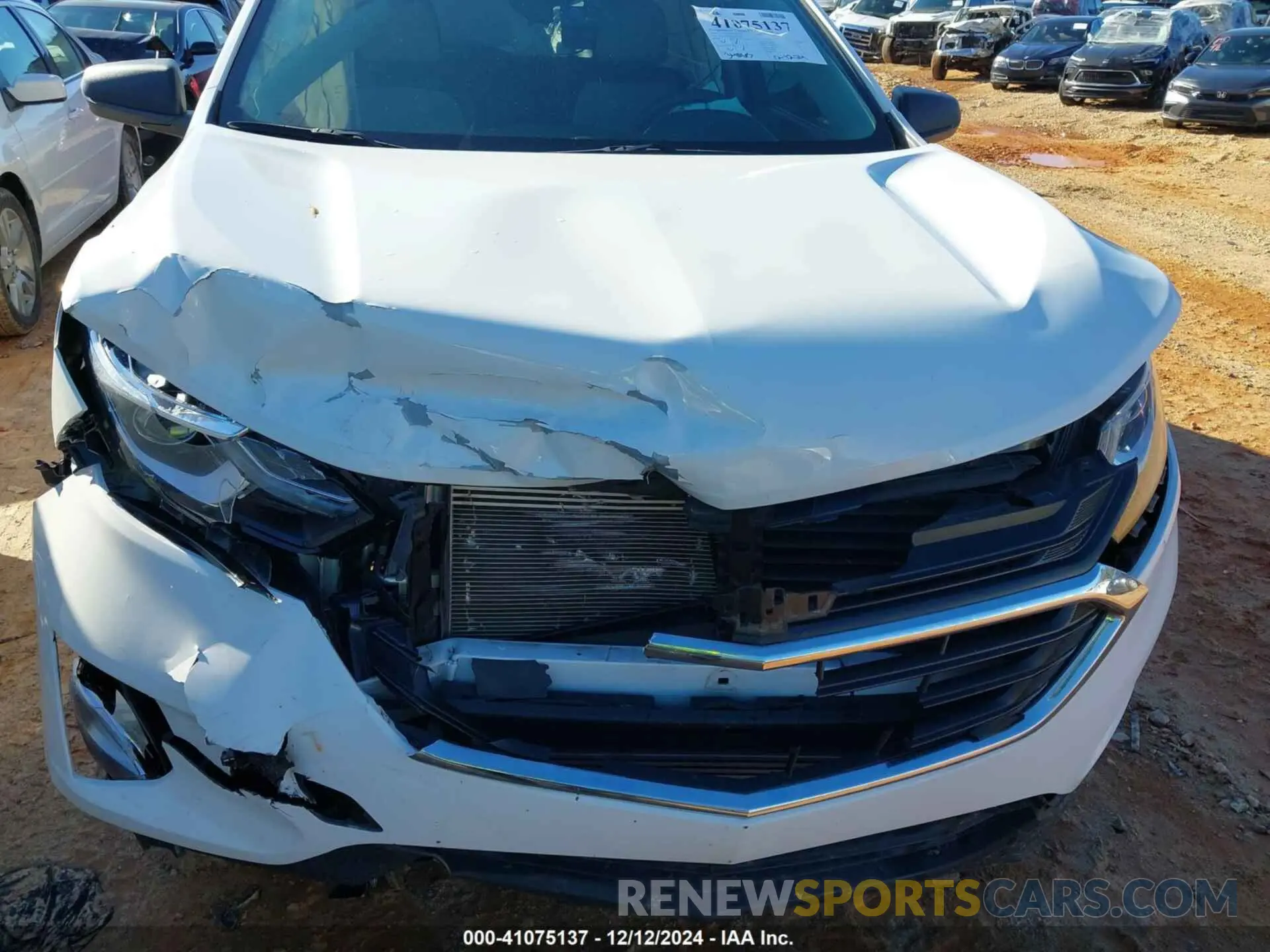 6 fotografías del automóvil dañado 3GNAXHEV9LS677829 CHEVROLET EQUINOX 2020
