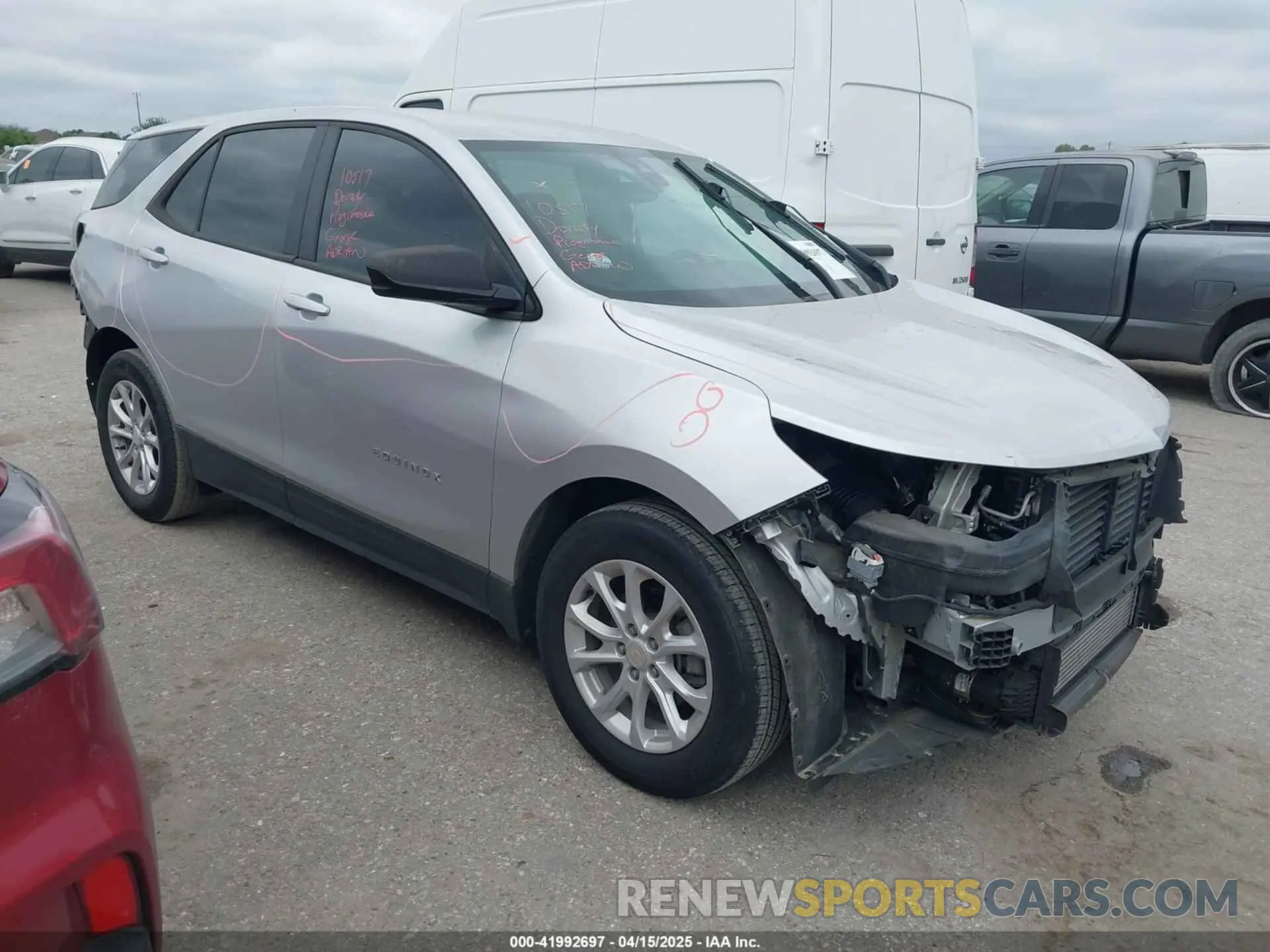 1 fotografías del automóvil dañado 3GNAXHEV9LS705998 CHEVROLET EQUINOX 2020