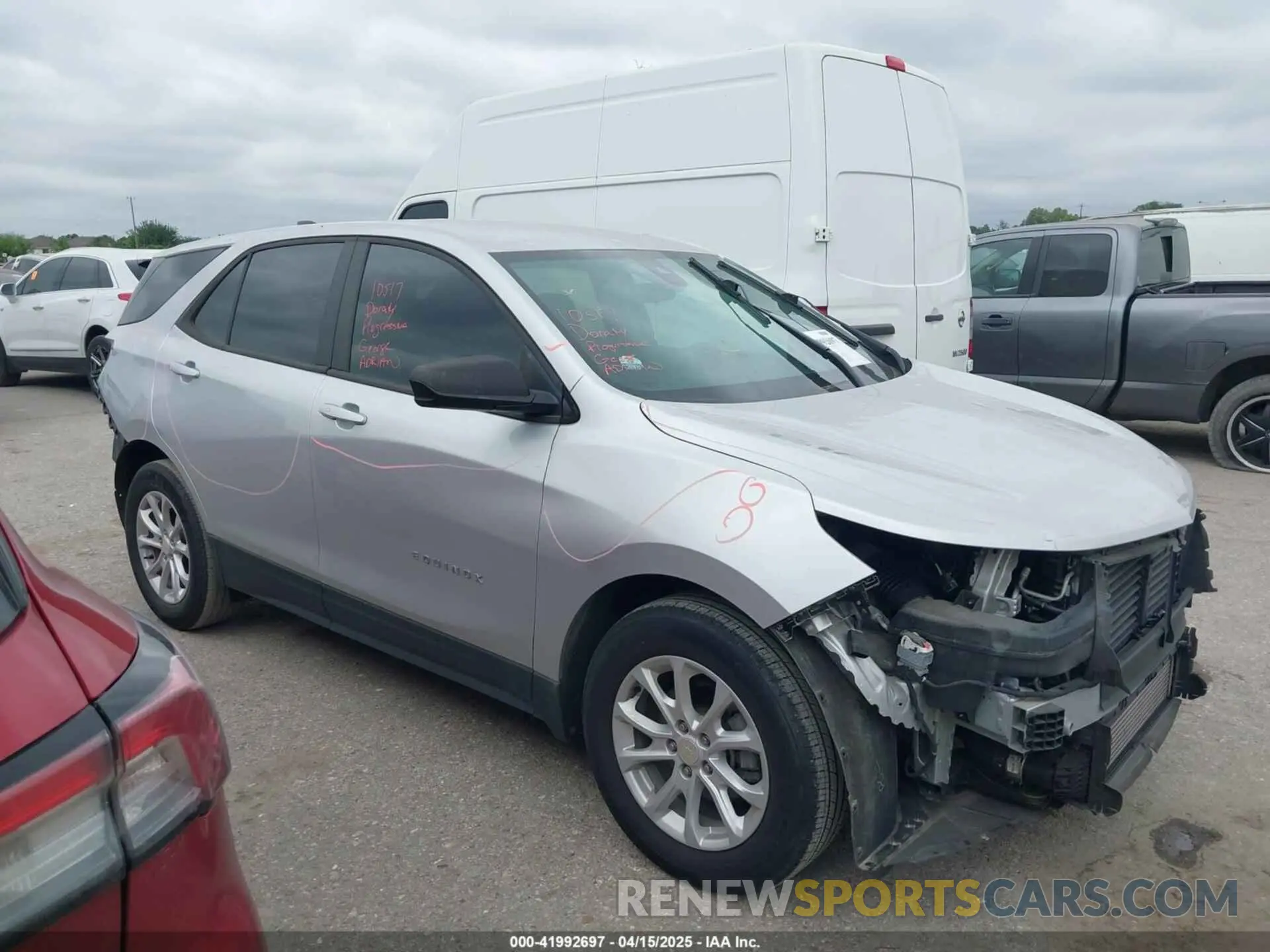 14 fotografías del automóvil dañado 3GNAXHEV9LS705998 CHEVROLET EQUINOX 2020