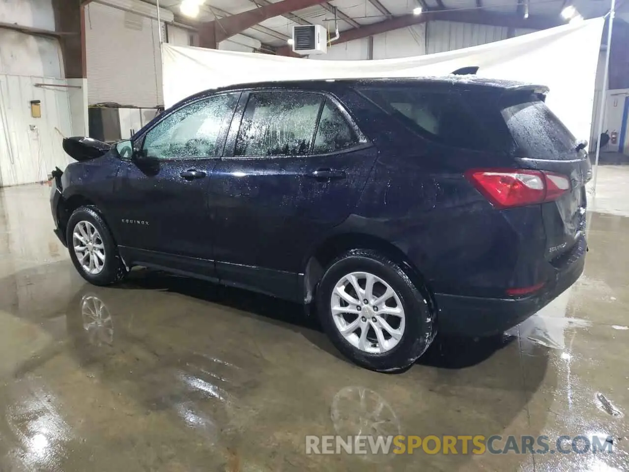 2 fotografías del automóvil dañado 3GNAXHEVXLS540012 CHEVROLET EQUINOX 2020