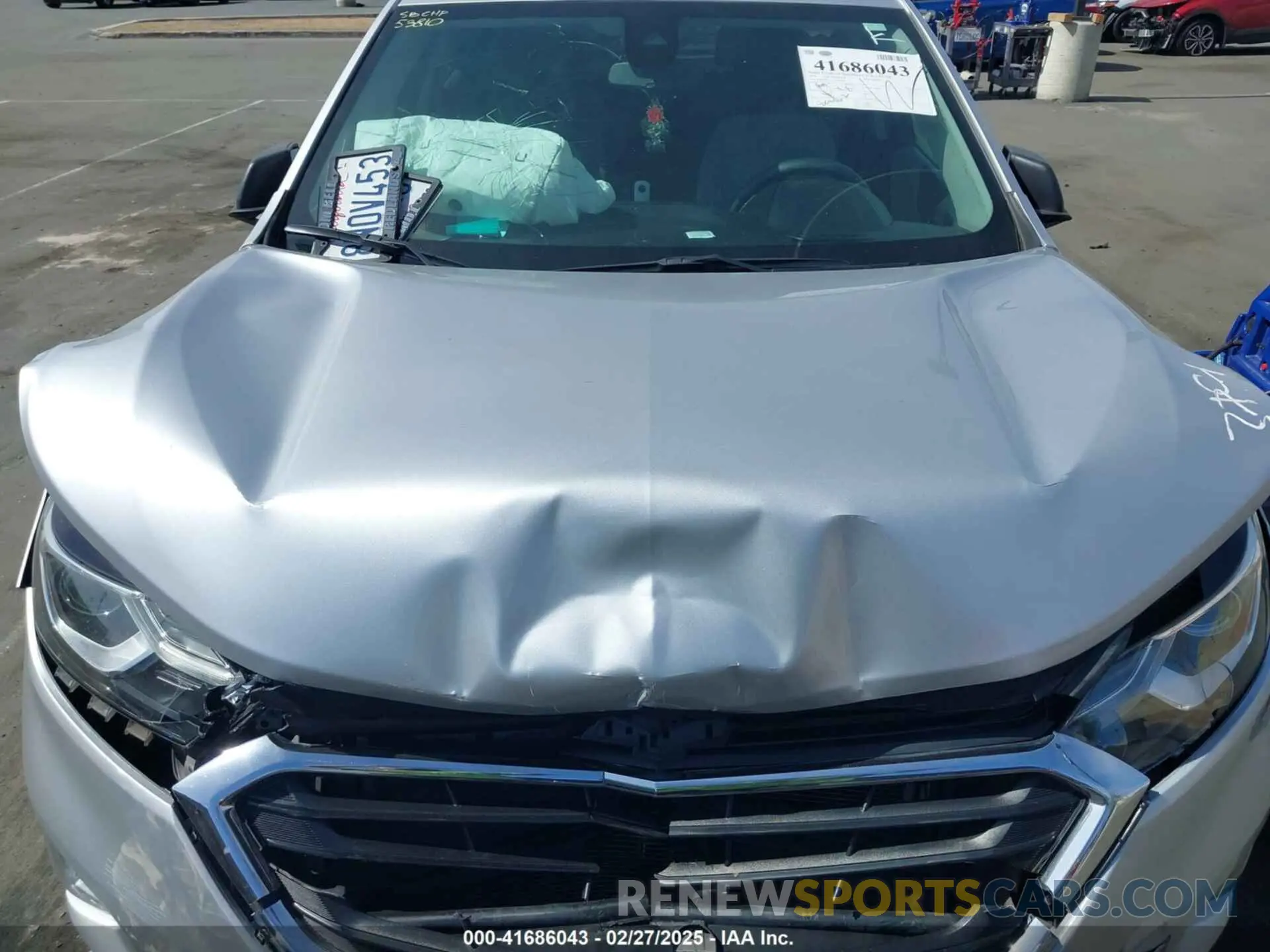 10 fotografías del automóvil dañado 3GNAXHEVXLS578971 CHEVROLET EQUINOX 2020