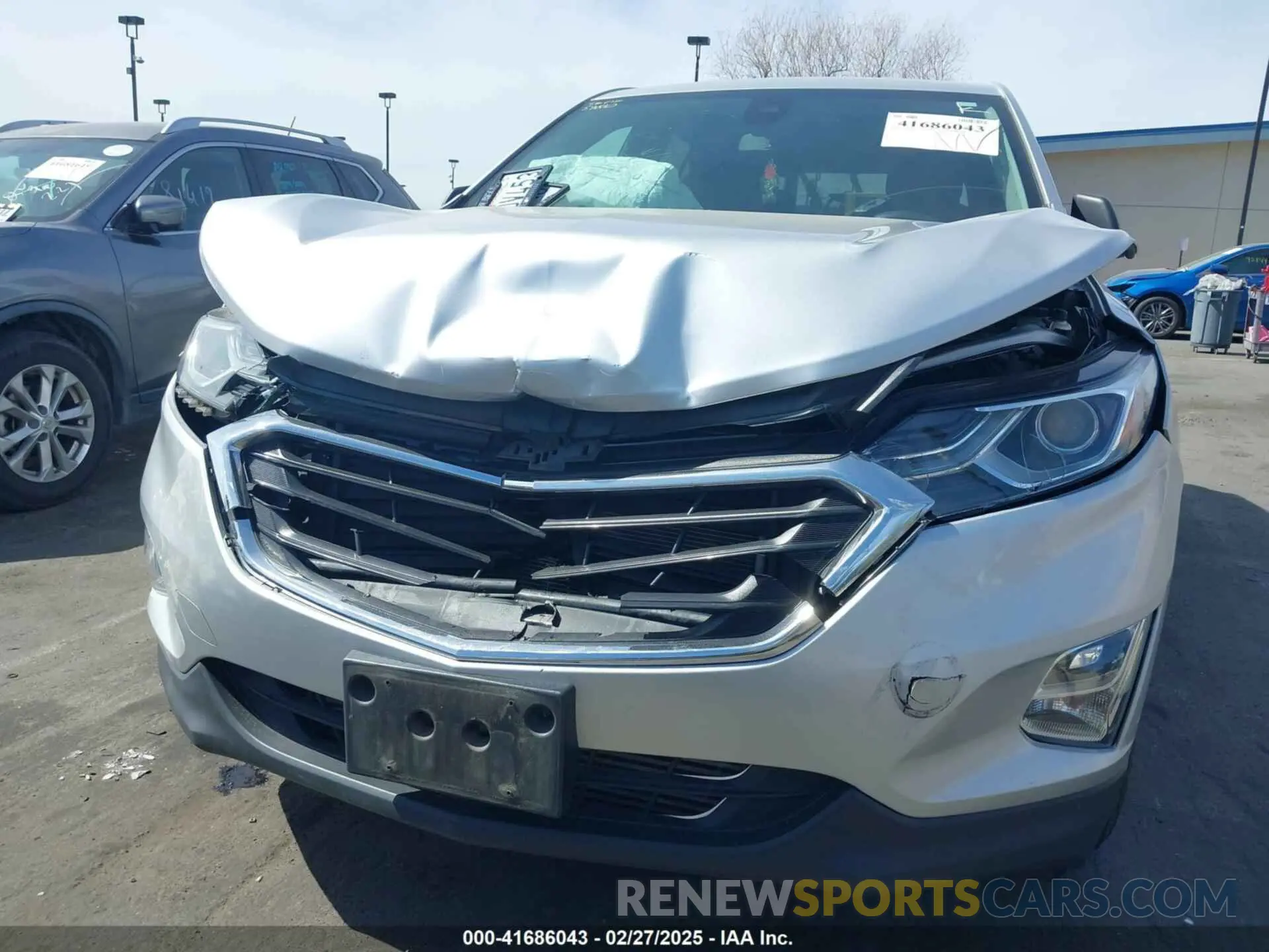 6 fotografías del automóvil dañado 3GNAXHEVXLS578971 CHEVROLET EQUINOX 2020