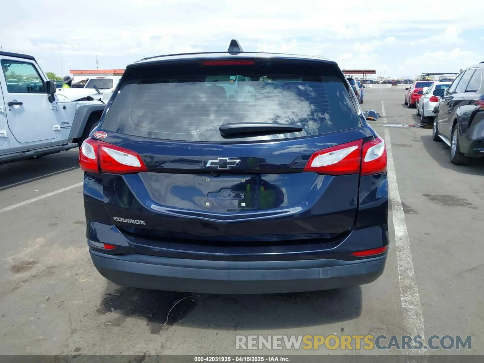 16 fotografías del automóvil dañado 3GNAXHEVXLS596886 CHEVROLET EQUINOX 2020
