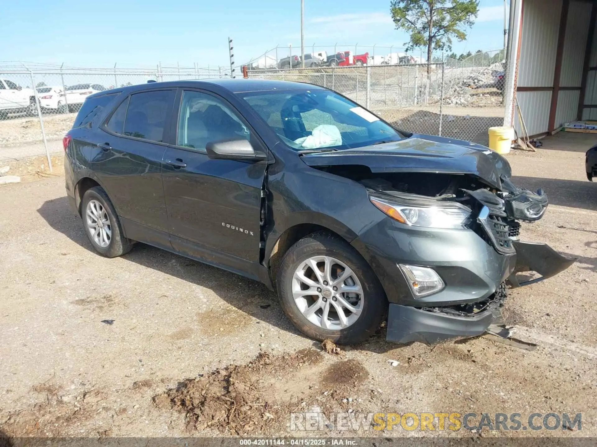 1 fotografías del automóvil dañado 3GNAXHEVXLS597357 CHEVROLET EQUINOX 2020