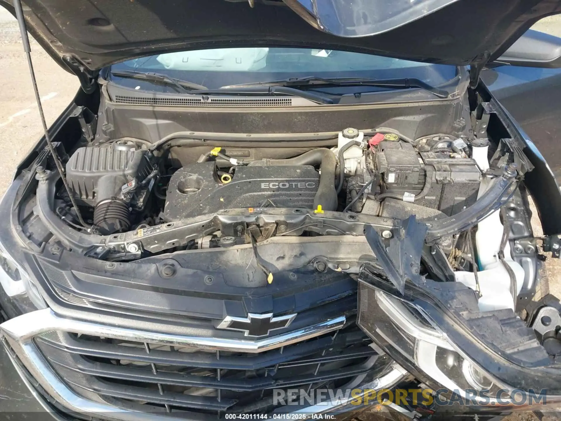10 fotografías del automóvil dañado 3GNAXHEVXLS597357 CHEVROLET EQUINOX 2020
