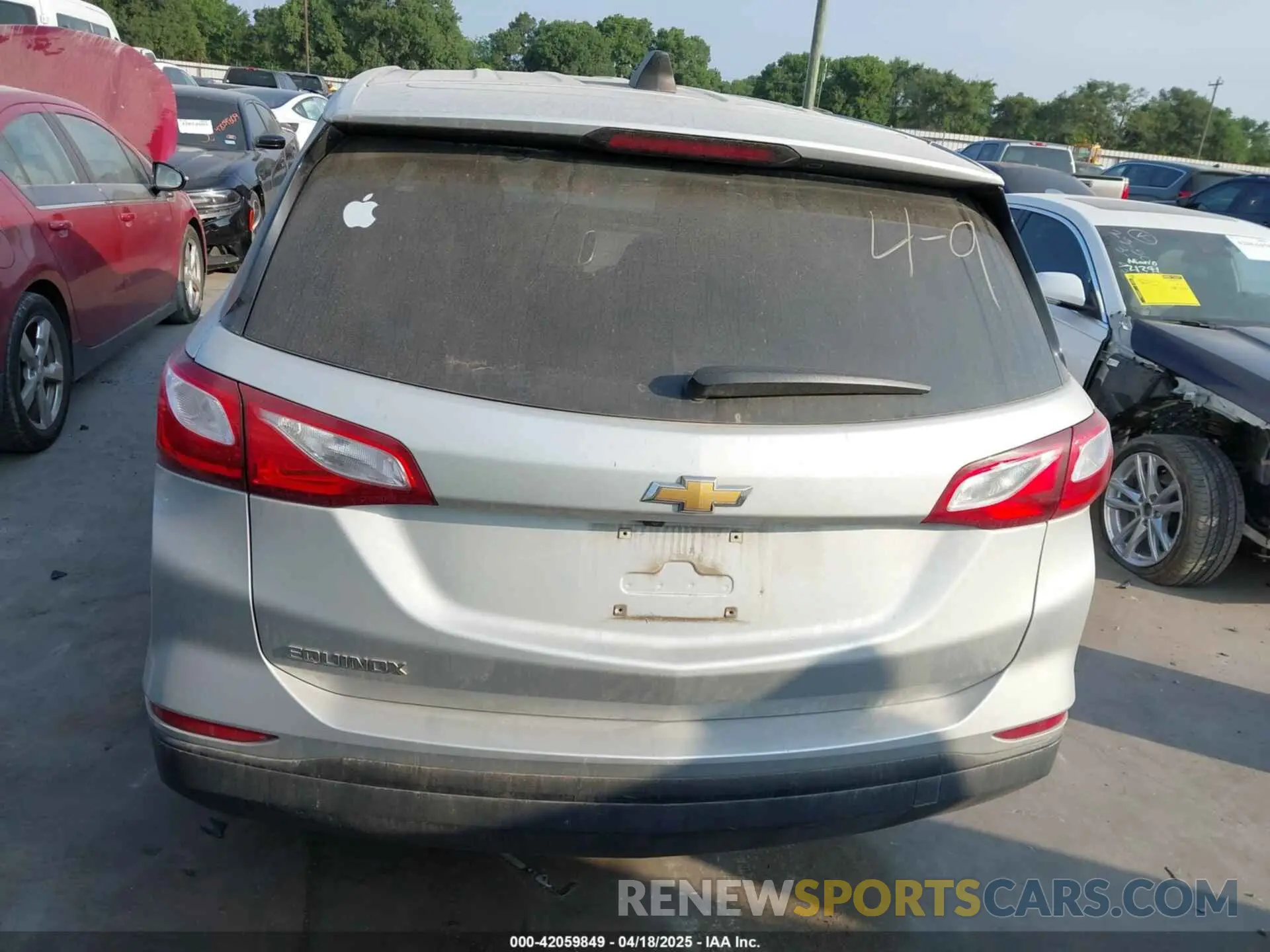 16 fotografías del automóvil dañado 3GNAXHEVXLS676690 CHEVROLET EQUINOX 2020
