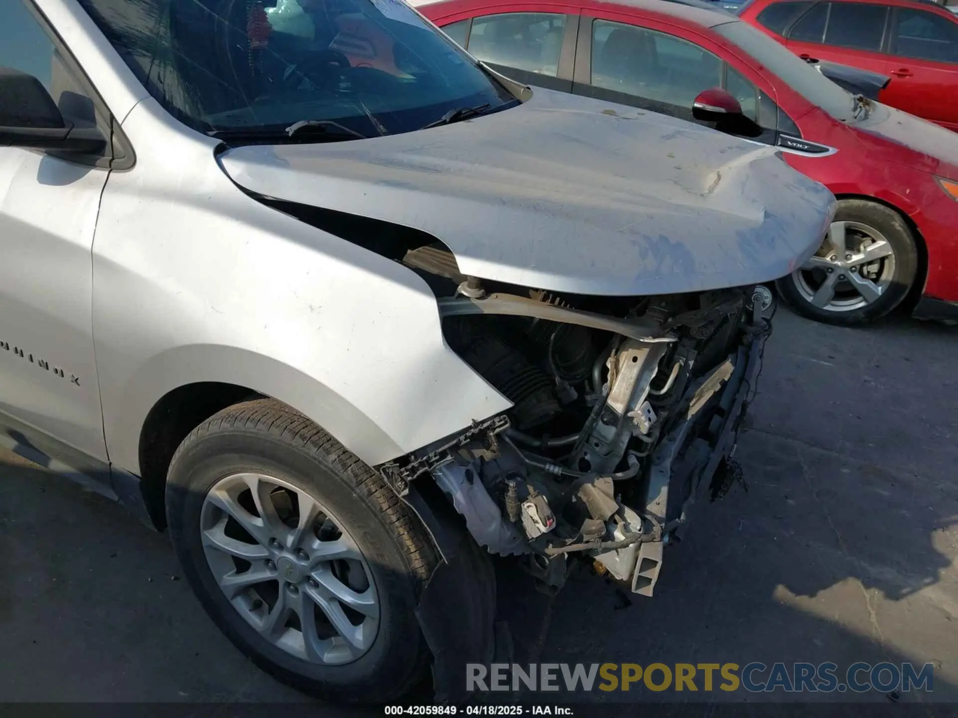 17 fotografías del automóvil dañado 3GNAXHEVXLS676690 CHEVROLET EQUINOX 2020