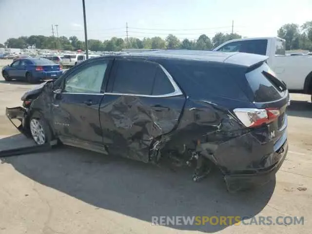 2 fotografías del automóvil dañado 3GNAXJEV2LS700245 CHEVROLET EQUINOX 2020
