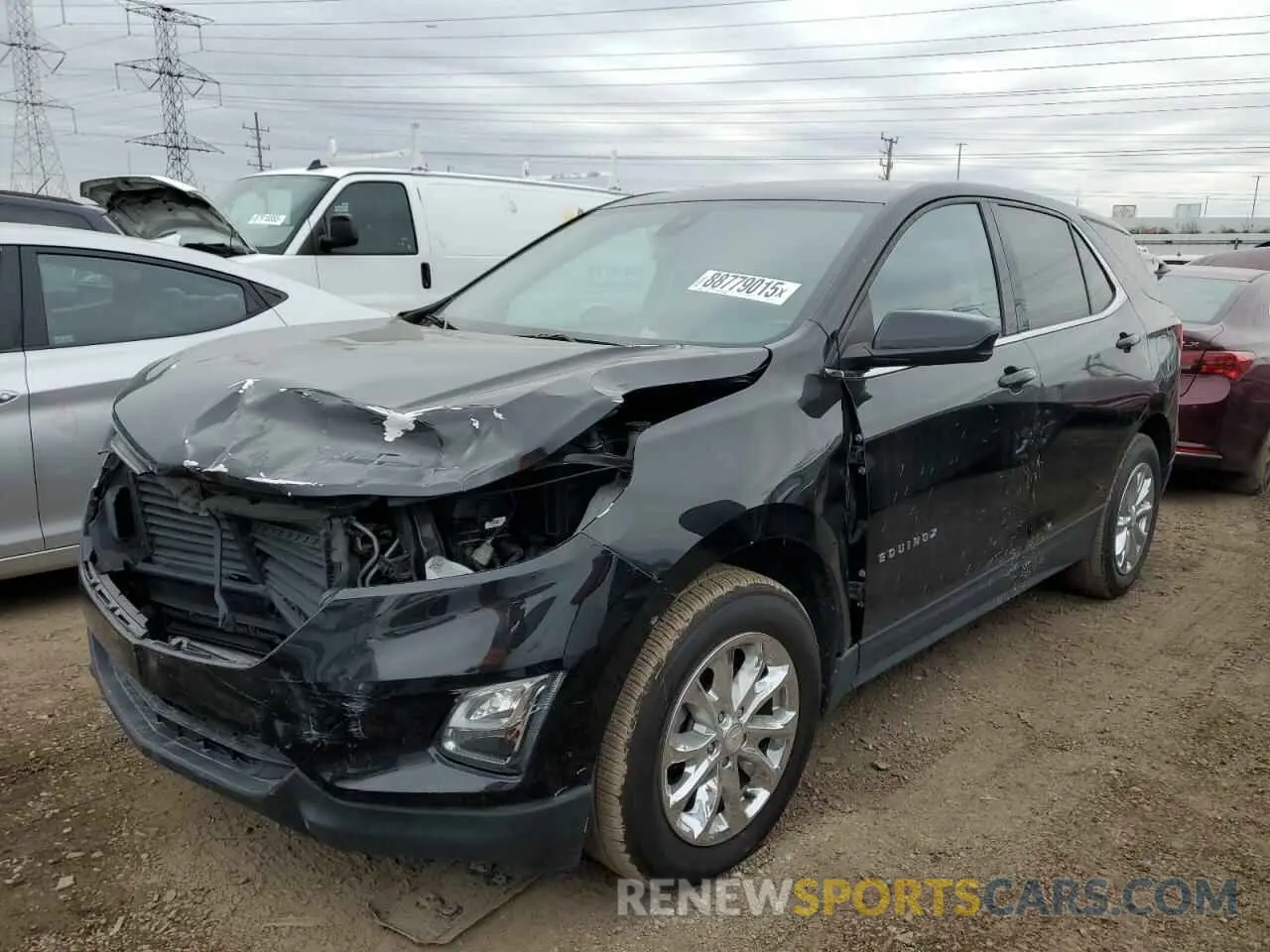 1 fotografías del automóvil dañado 3GNAXJEV3LL200184 CHEVROLET EQUINOX 2020