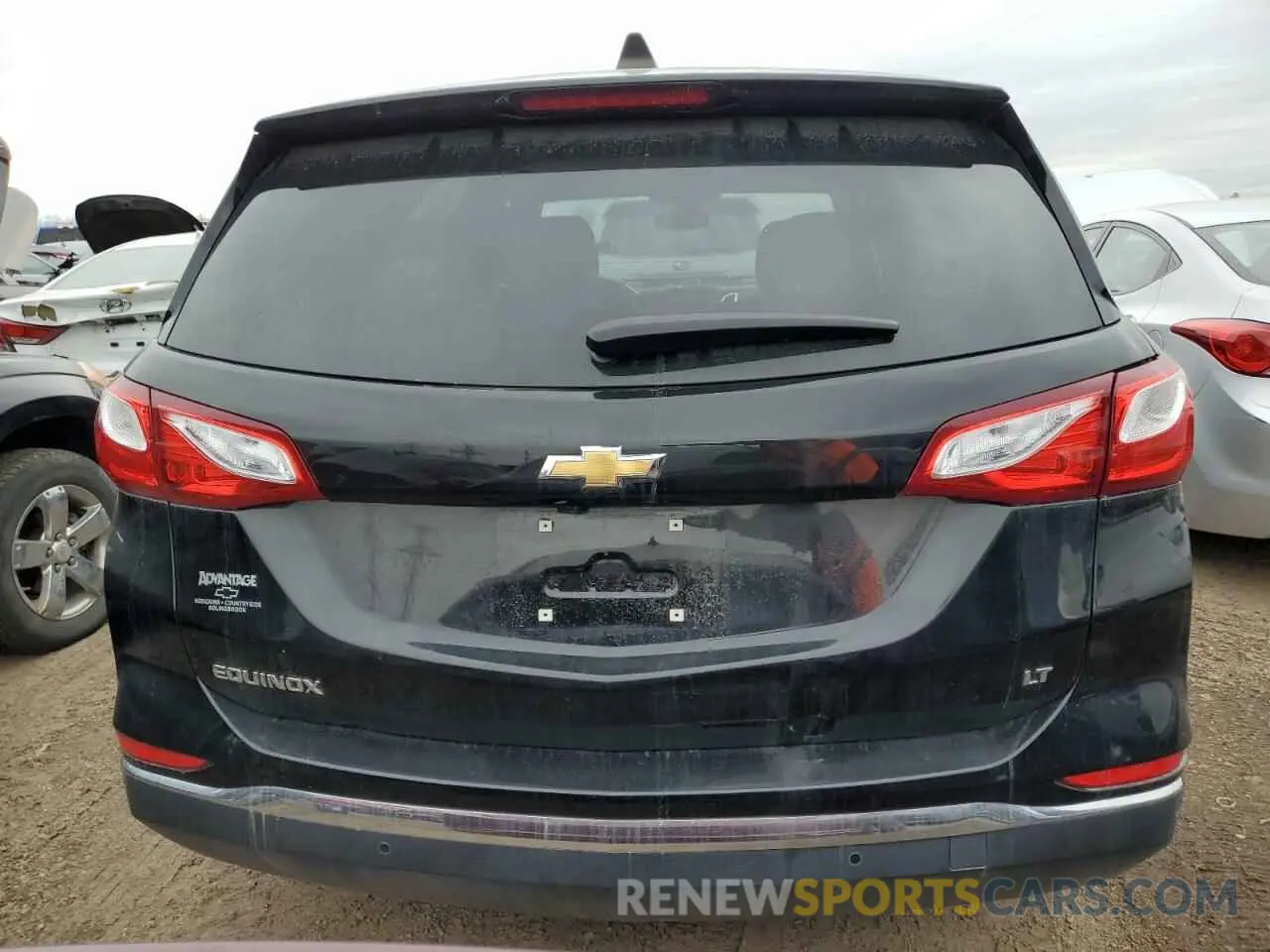 6 fotografías del automóvil dañado 3GNAXJEV3LL200184 CHEVROLET EQUINOX 2020
