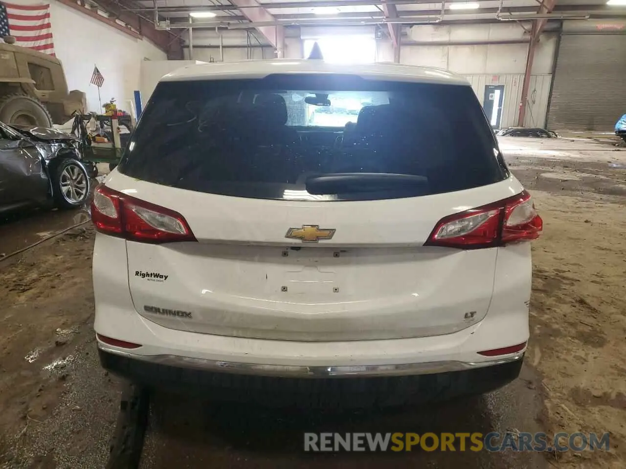 6 fotografías del automóvil dañado 3GNAXJEV3LS530025 CHEVROLET EQUINOX 2020