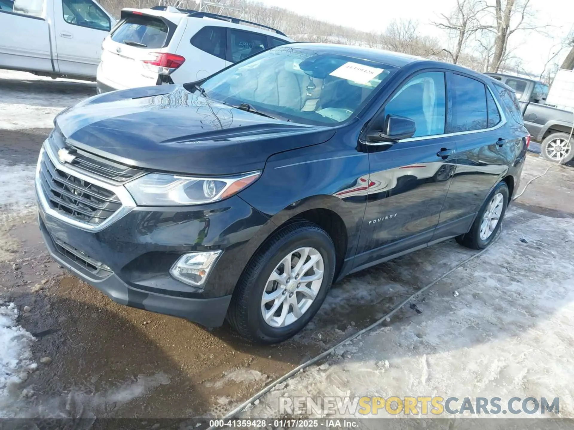 2 fotografías del automóvil dañado 3GNAXJEV4LL316672 CHEVROLET EQUINOX 2020