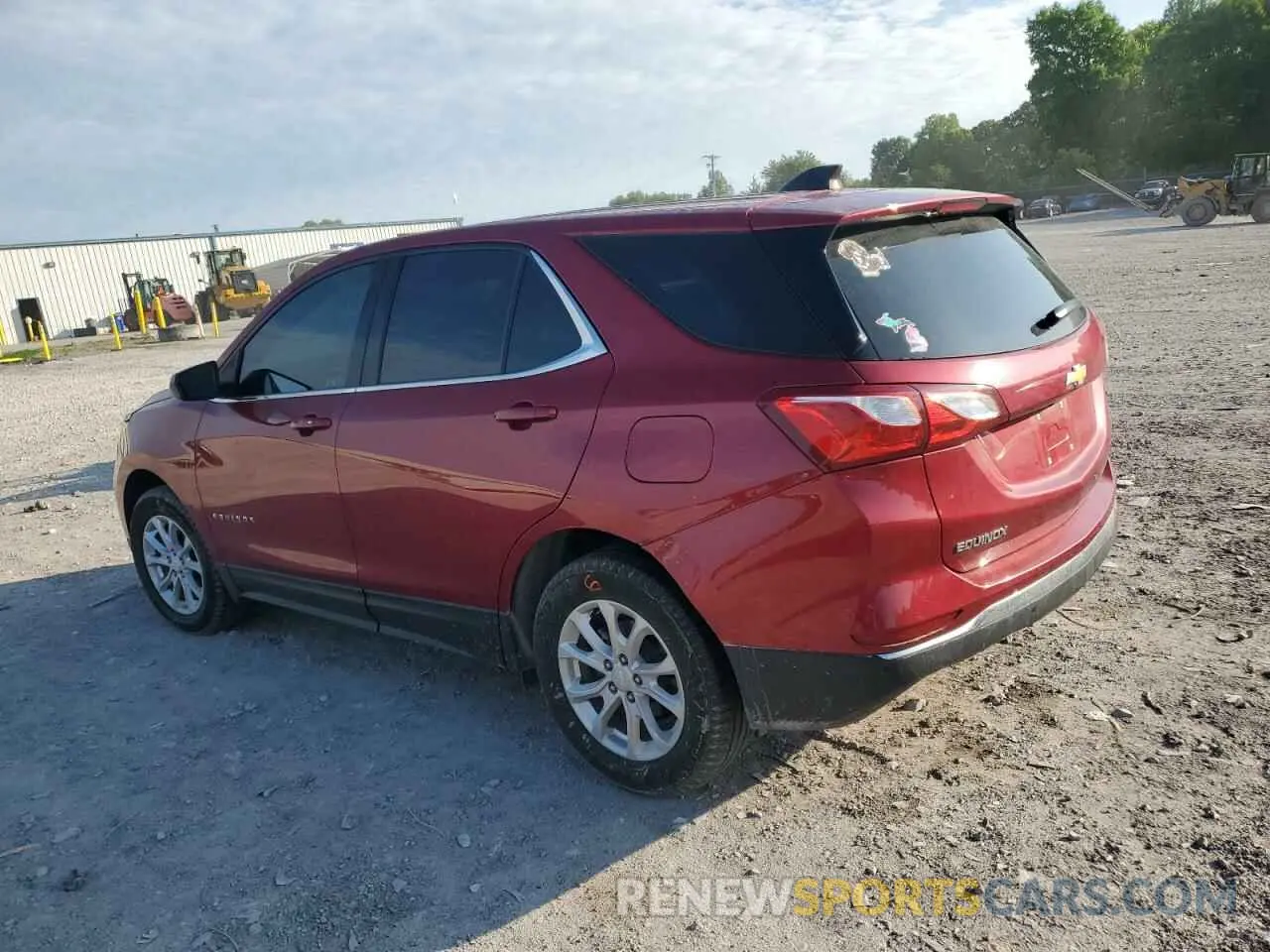 2 fotografías del automóvil dañado 3GNAXJEV4LS565866 CHEVROLET EQUINOX 2020
