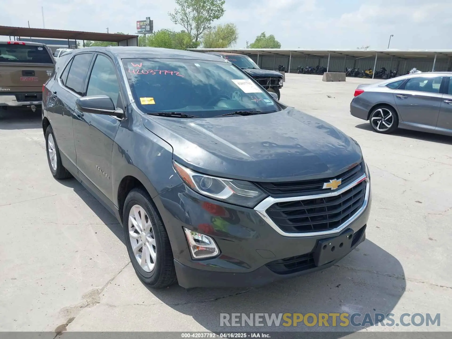 1 fotografías del automóvil dañado 3GNAXJEV5LS574687 CHEVROLET EQUINOX 2020