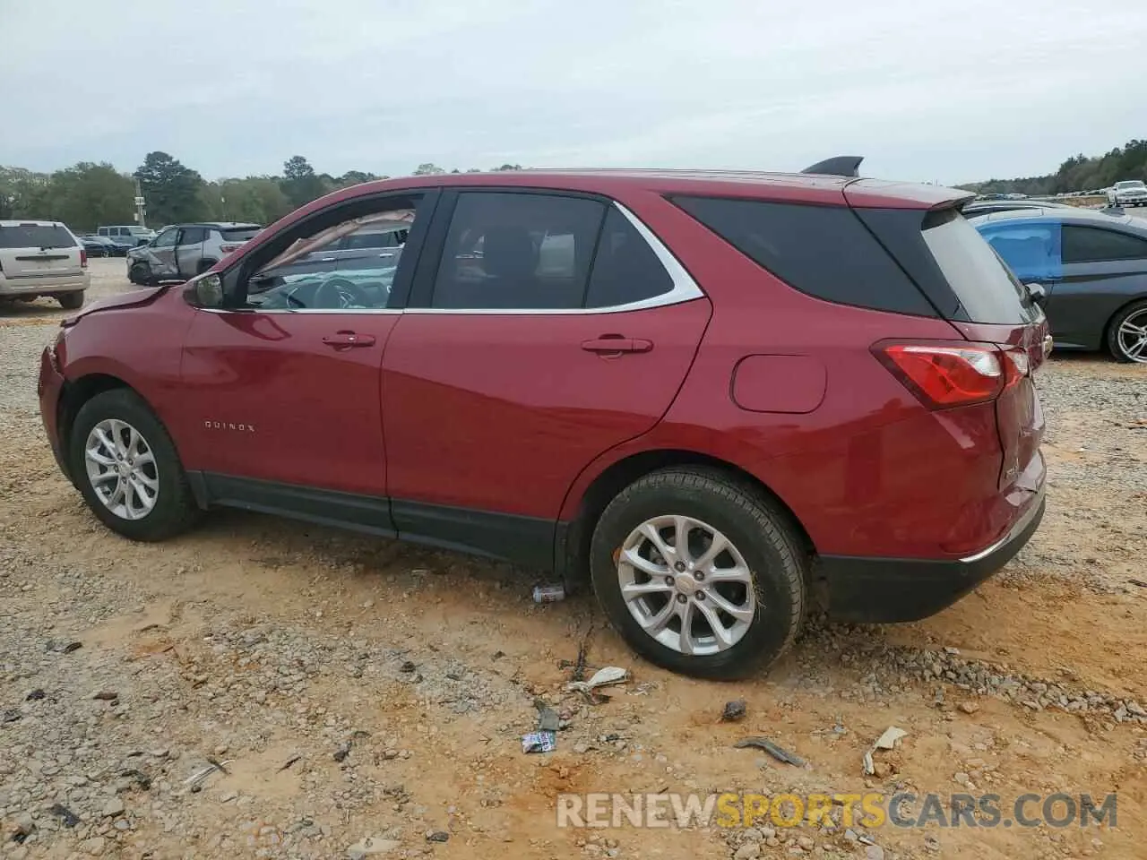 2 fotografías del automóvil dañado 3GNAXJEVXLS514940 CHEVROLET EQUINOX 2020