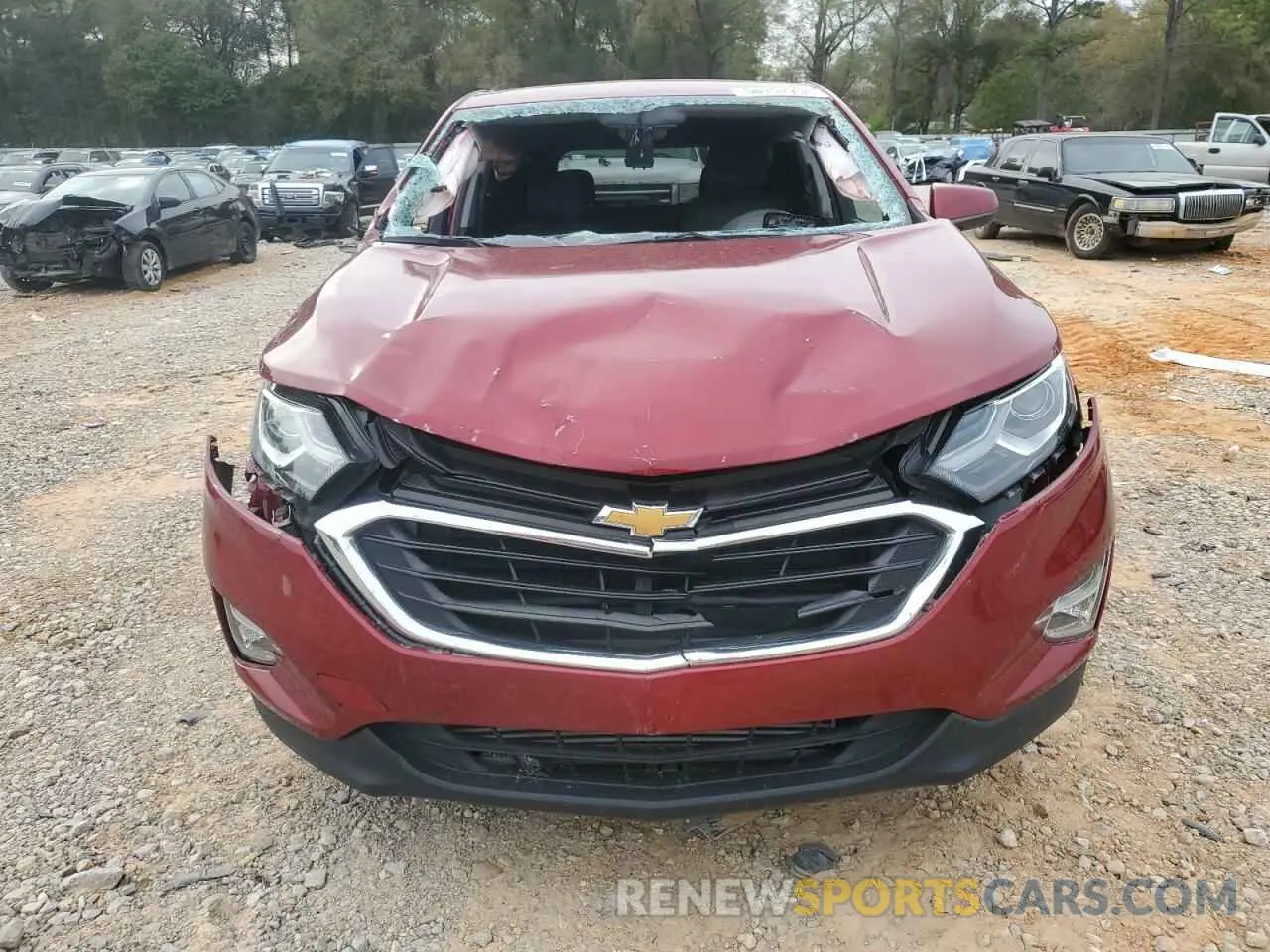 5 fotografías del automóvil dañado 3GNAXJEVXLS514940 CHEVROLET EQUINOX 2020