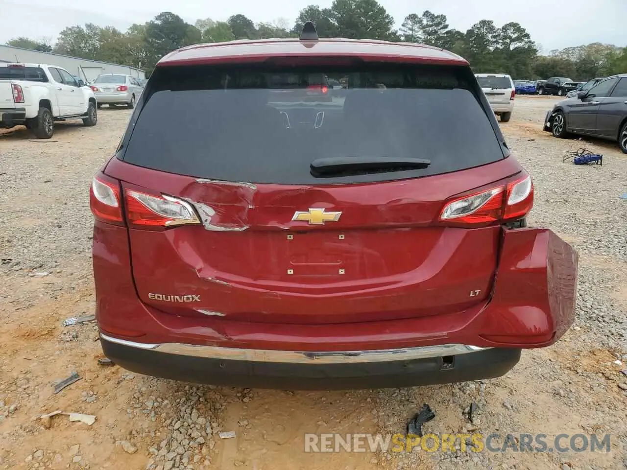 6 fotografías del automóvil dañado 3GNAXJEVXLS514940 CHEVROLET EQUINOX 2020