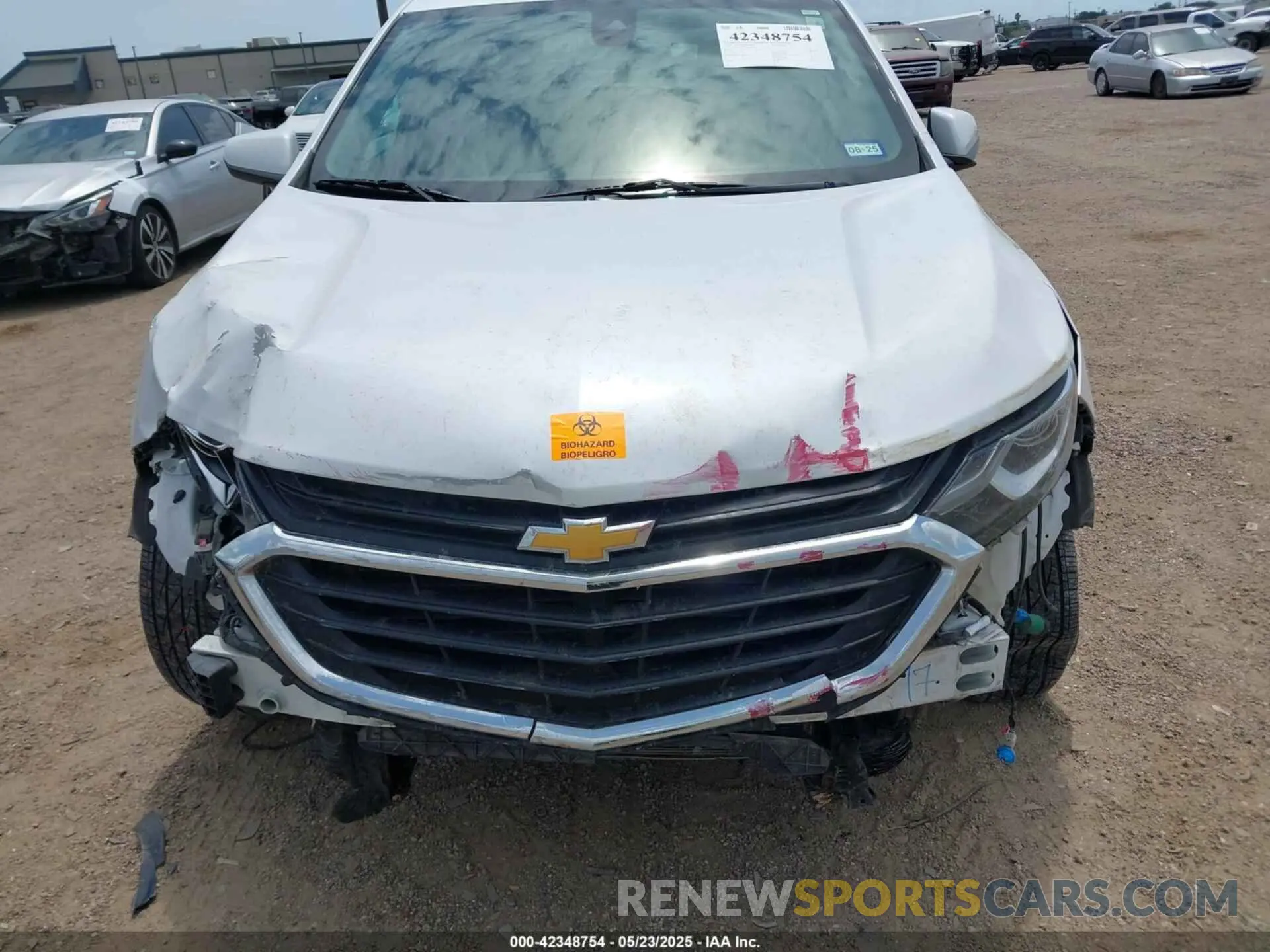 6 fotografías del automóvil dañado 3GNAXKEV0LL286219 CHEVROLET EQUINOX 2020