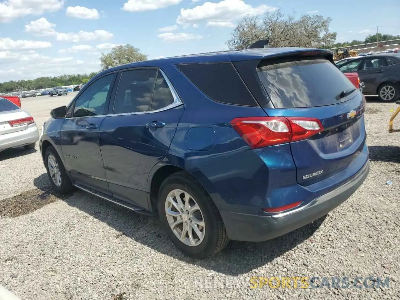 2 fotografías del automóvil dañado 3GNAXKEV0LL290626 CHEVROLET EQUINOX 2020