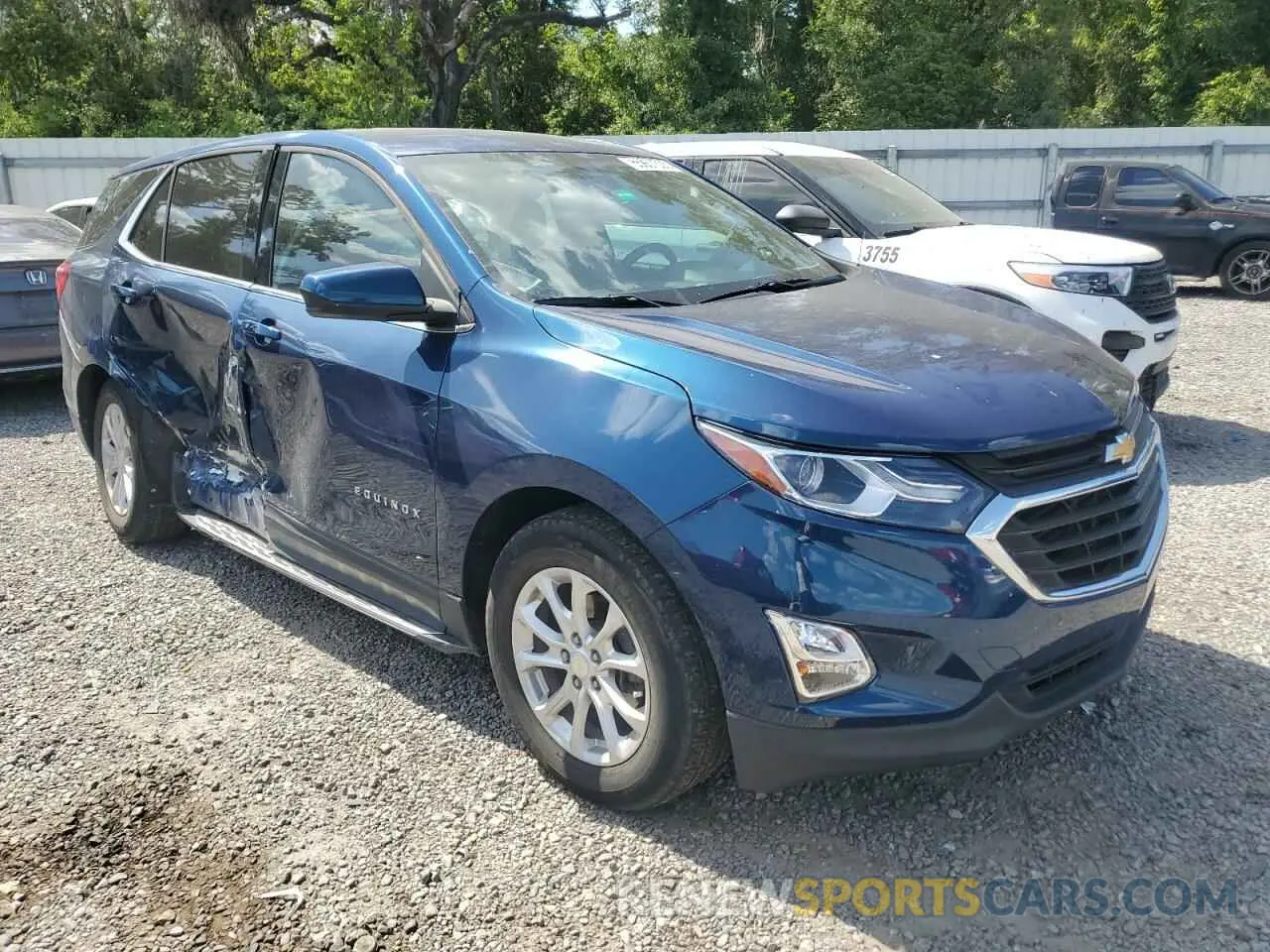4 fotografías del automóvil dañado 3GNAXKEV0LL290626 CHEVROLET EQUINOX 2020
