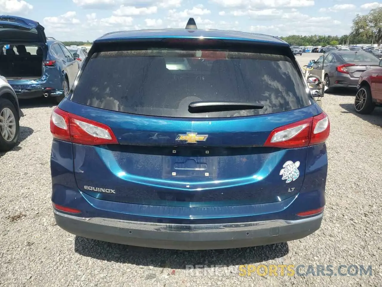 6 fotografías del automóvil dañado 3GNAXKEV0LL290626 CHEVROLET EQUINOX 2020