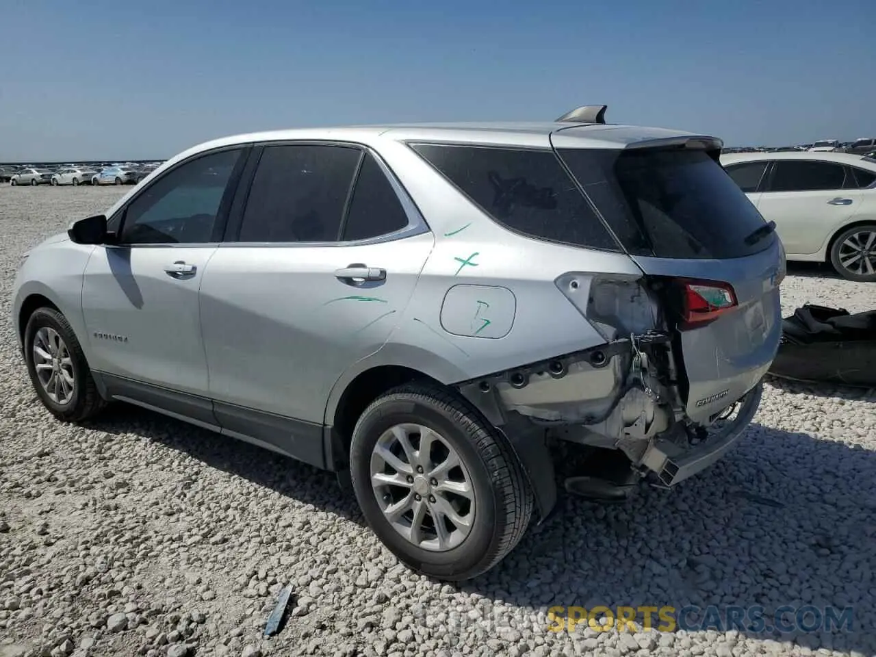 2 fotografías del automóvil dañado 3GNAXKEV0LS502558 CHEVROLET EQUINOX 2020