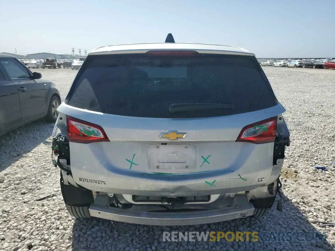 6 fotografías del automóvil dañado 3GNAXKEV0LS502558 CHEVROLET EQUINOX 2020