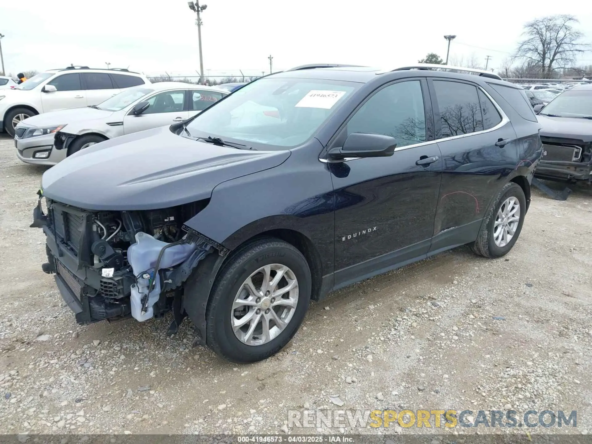 2 fotografías del automóvil dañado 3GNAXKEV0LS515102 CHEVROLET EQUINOX 2020