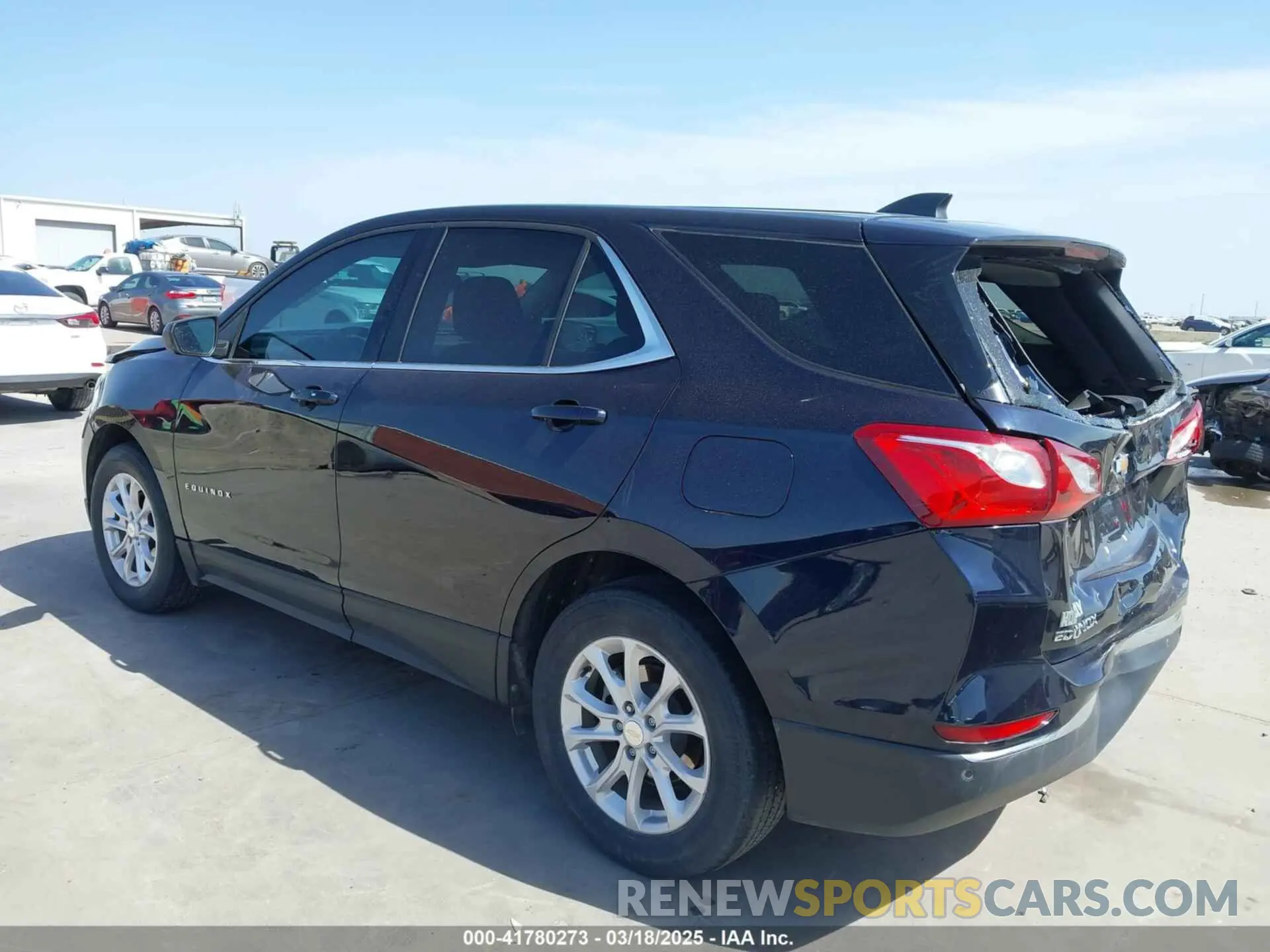 3 fotografías del automóvil dañado 3GNAXKEV0LS583500 CHEVROLET EQUINOX 2020