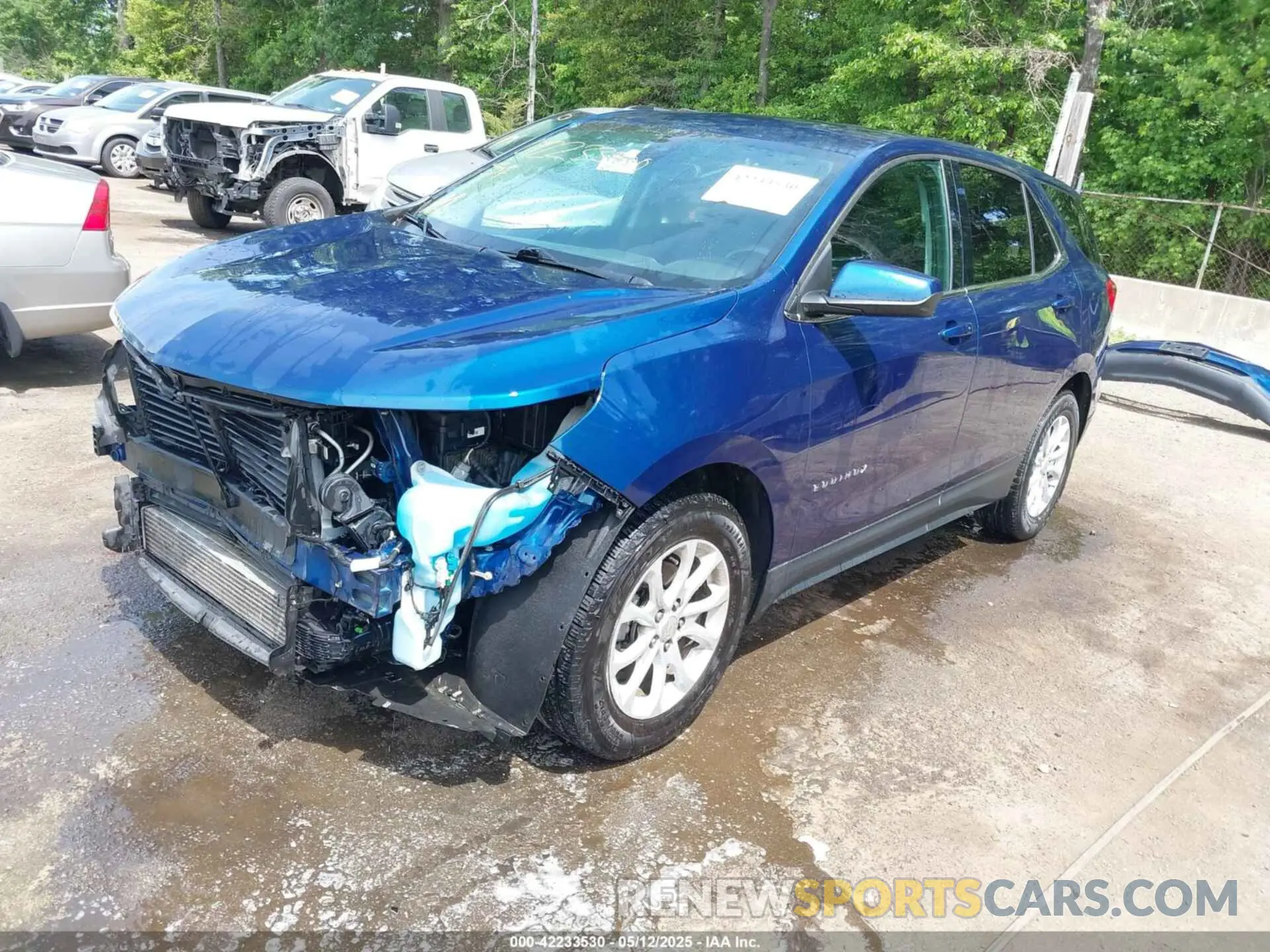 2 fotografías del automóvil dañado 3GNAXKEV1LL339378 CHEVROLET EQUINOX 2020
