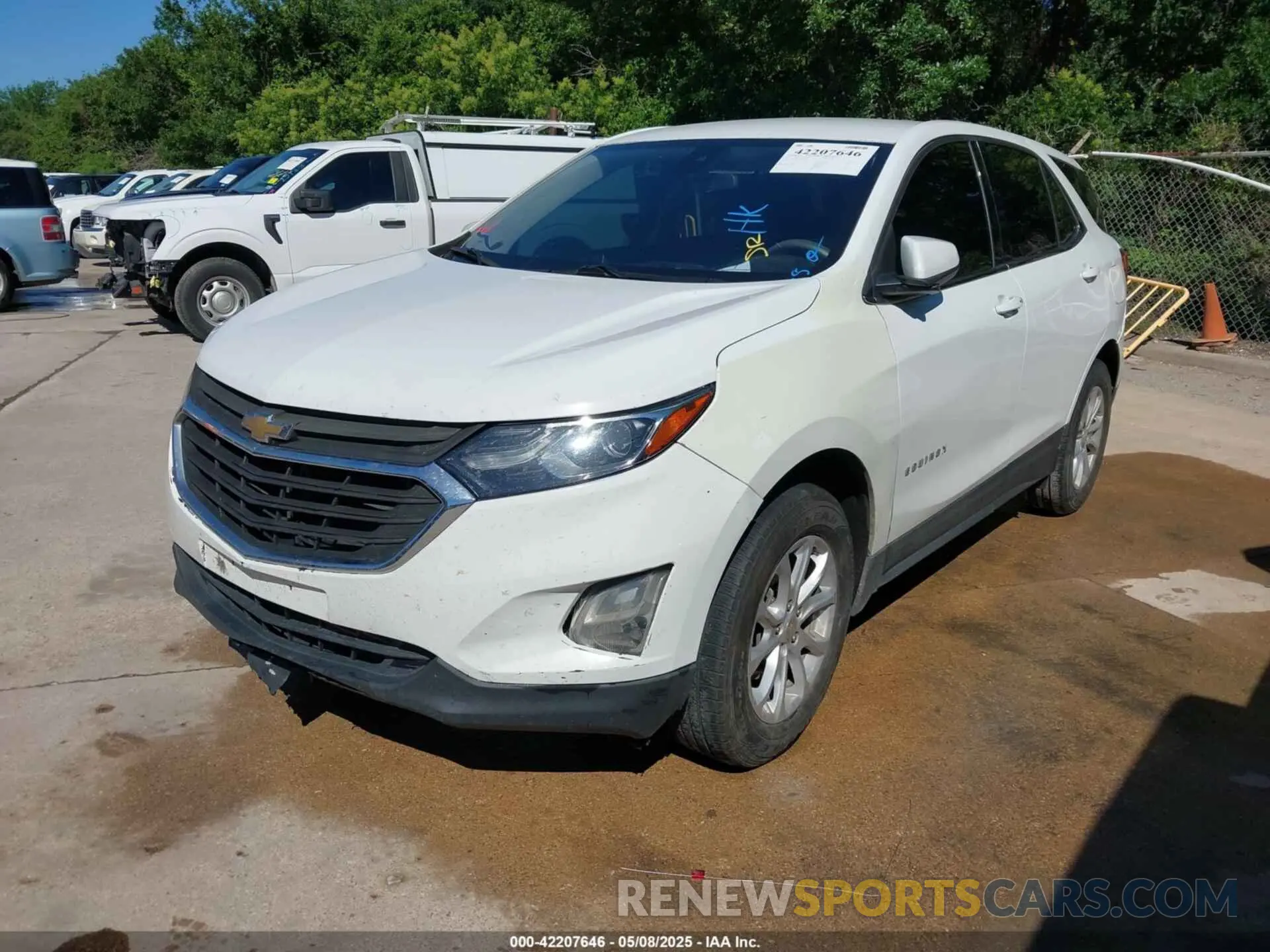 2 fotografías del automóvil dañado 3GNAXKEV1LS509373 CHEVROLET EQUINOX 2020