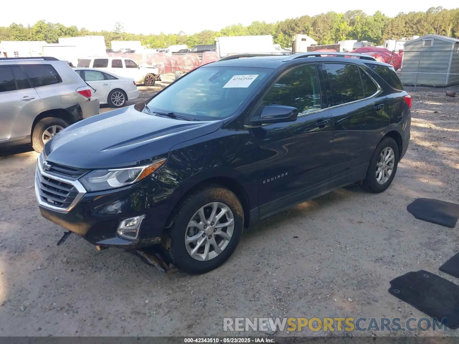 2 fotografías del automóvil dañado 3GNAXKEV1LS736546 CHEVROLET EQUINOX 2020