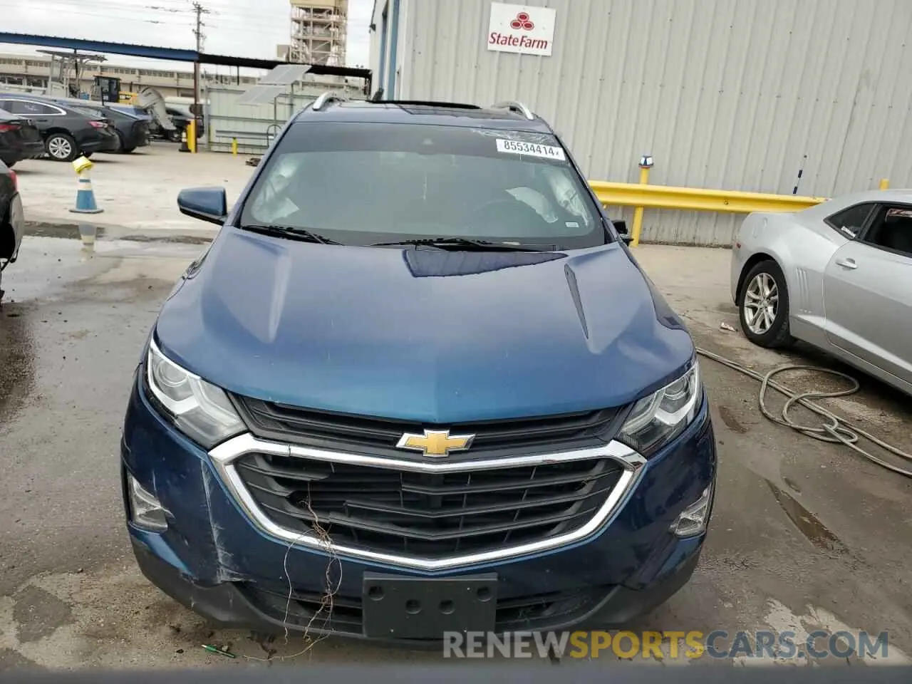 5 fotografías del automóvil dañado 3GNAXKEV2LL198594 CHEVROLET EQUINOX 2020