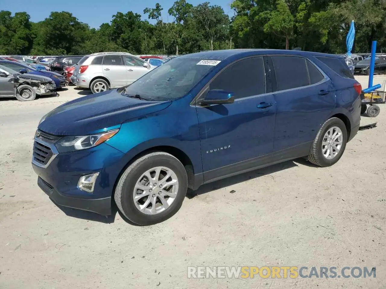 1 fotografías del automóvil dañado 3GNAXKEV3LL255689 CHEVROLET EQUINOX 2020