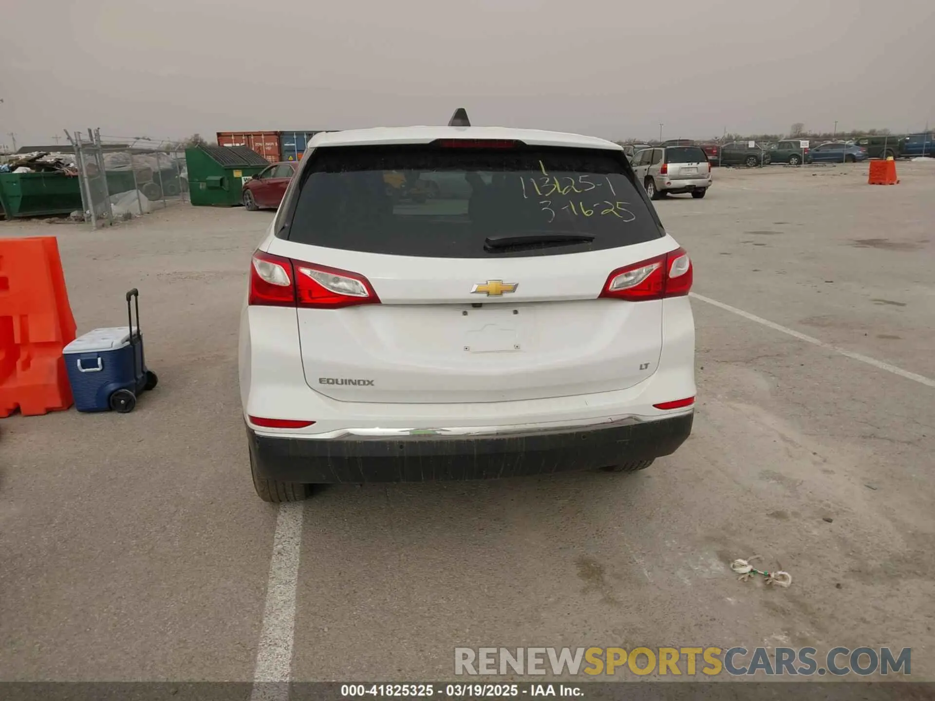 16 fotografías del automóvil dañado 3GNAXKEV3LL274582 CHEVROLET EQUINOX 2020