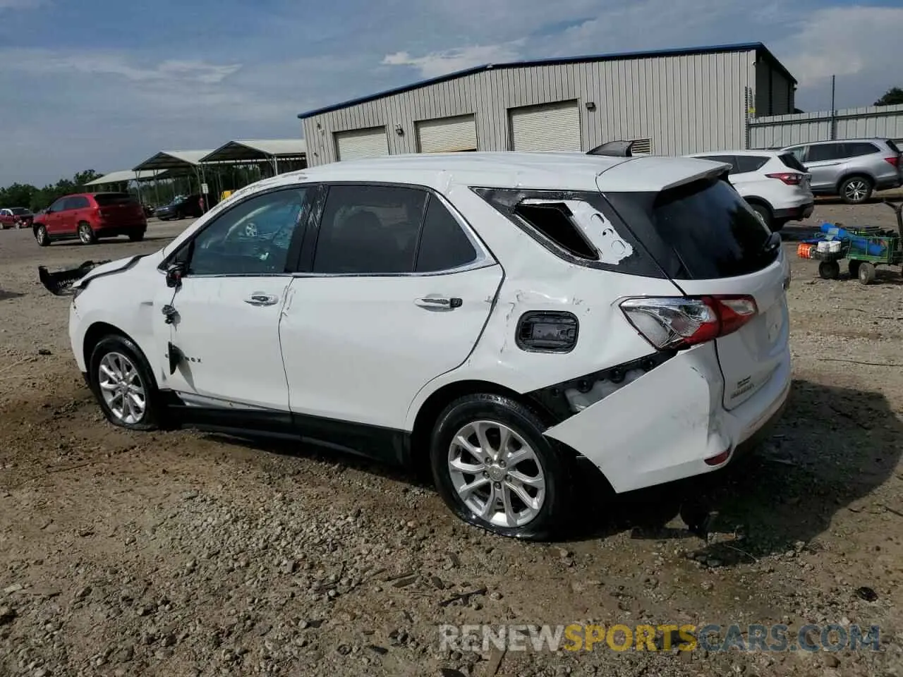 2 fotografías del automóvil dañado 3GNAXKEV3LL283427 CHEVROLET EQUINOX 2020