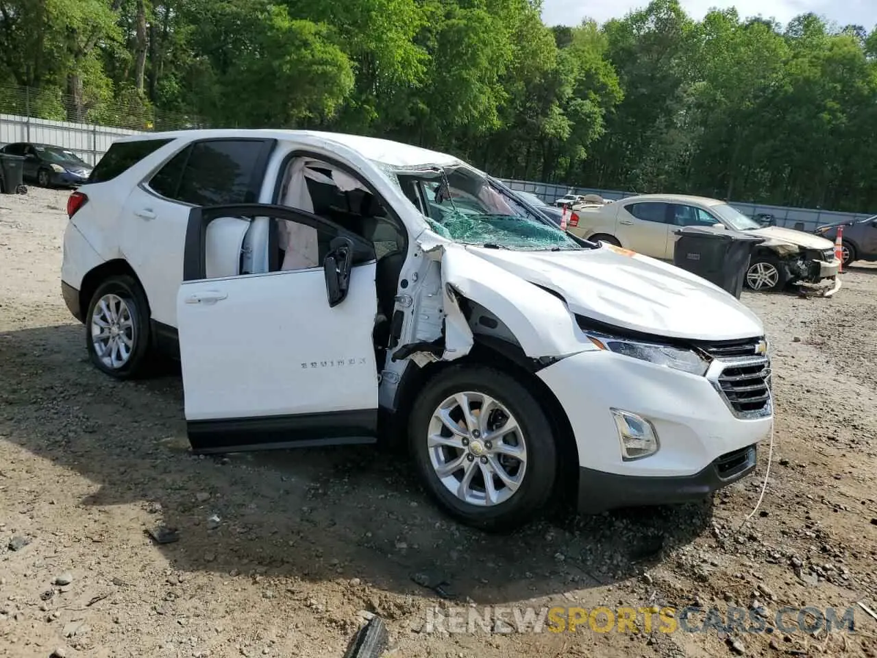 4 fotografías del automóvil dañado 3GNAXKEV3LL283427 CHEVROLET EQUINOX 2020