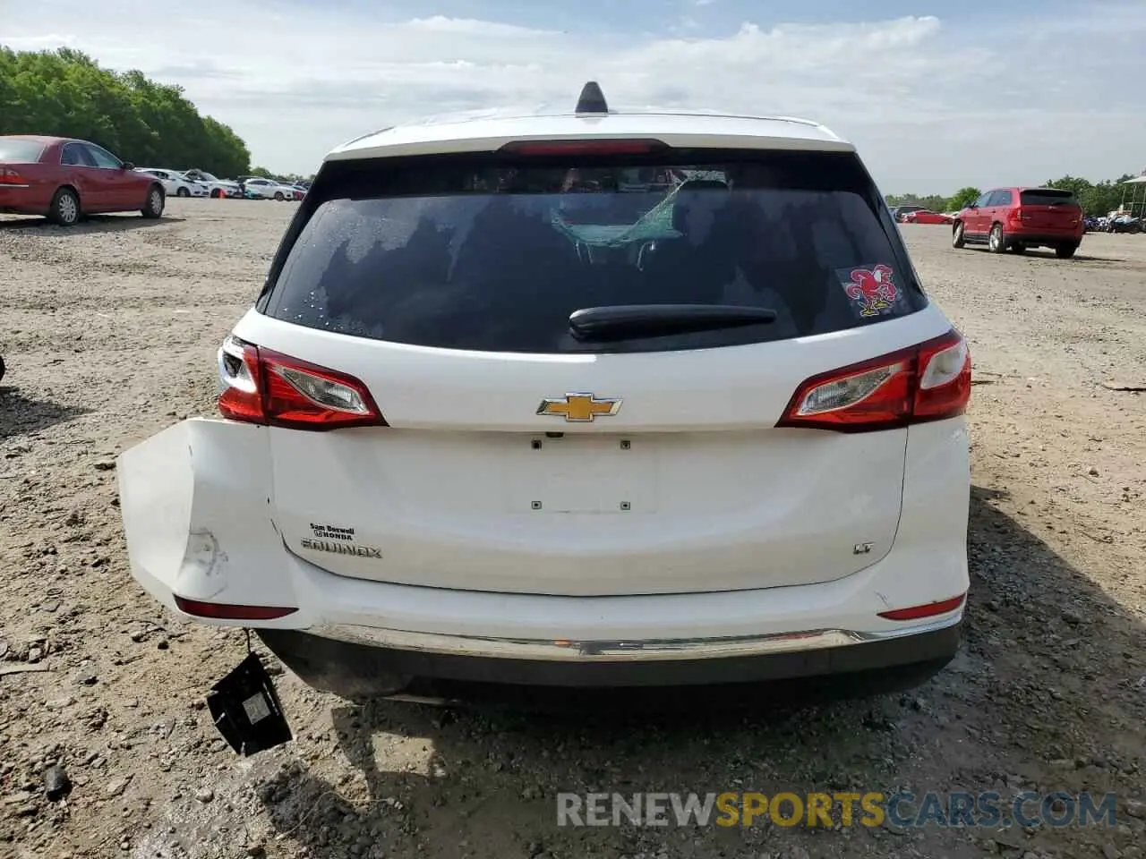 6 fotografías del automóvil dañado 3GNAXKEV3LL283427 CHEVROLET EQUINOX 2020