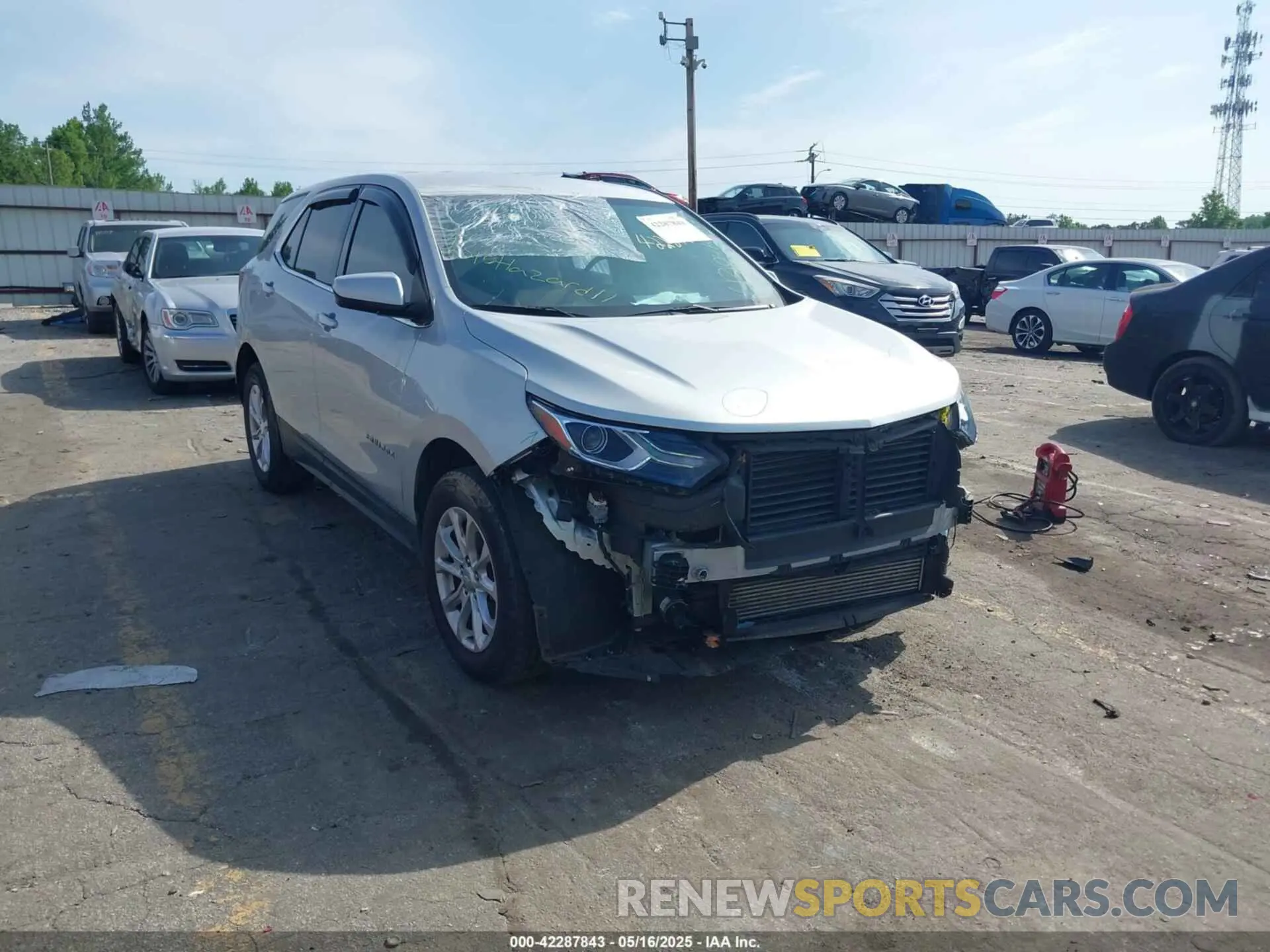 1 fotografías del automóvil dañado 3GNAXKEV4LL275076 CHEVROLET EQUINOX 2020