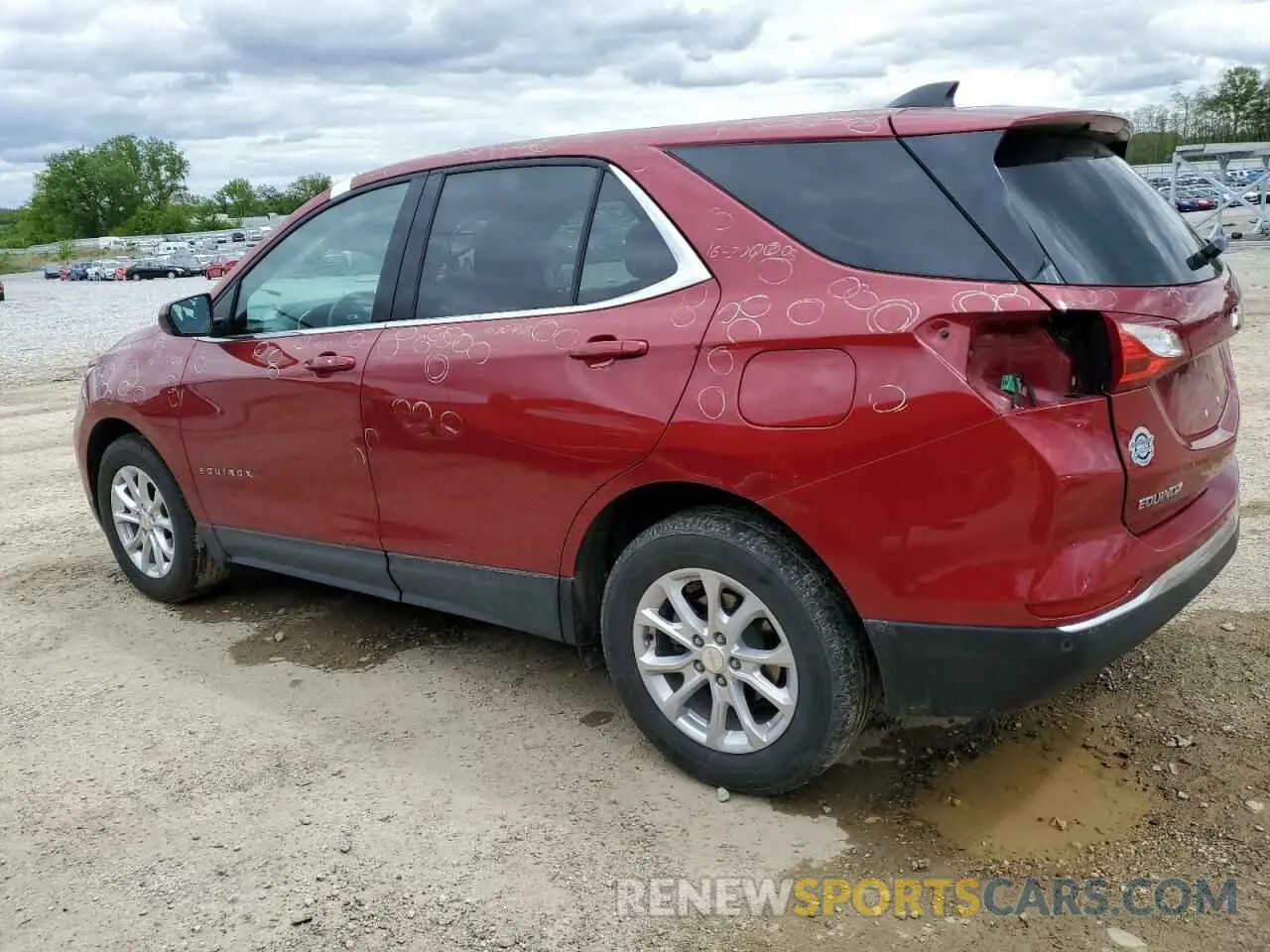 2 fotografías del automóvil dañado 3GNAXKEV4LS564366 CHEVROLET EQUINOX 2020