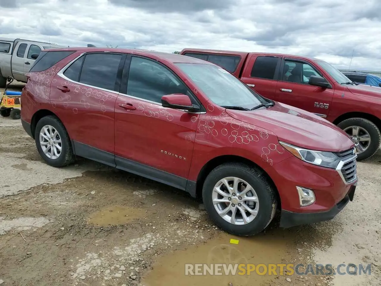 4 fotografías del automóvil dañado 3GNAXKEV4LS564366 CHEVROLET EQUINOX 2020