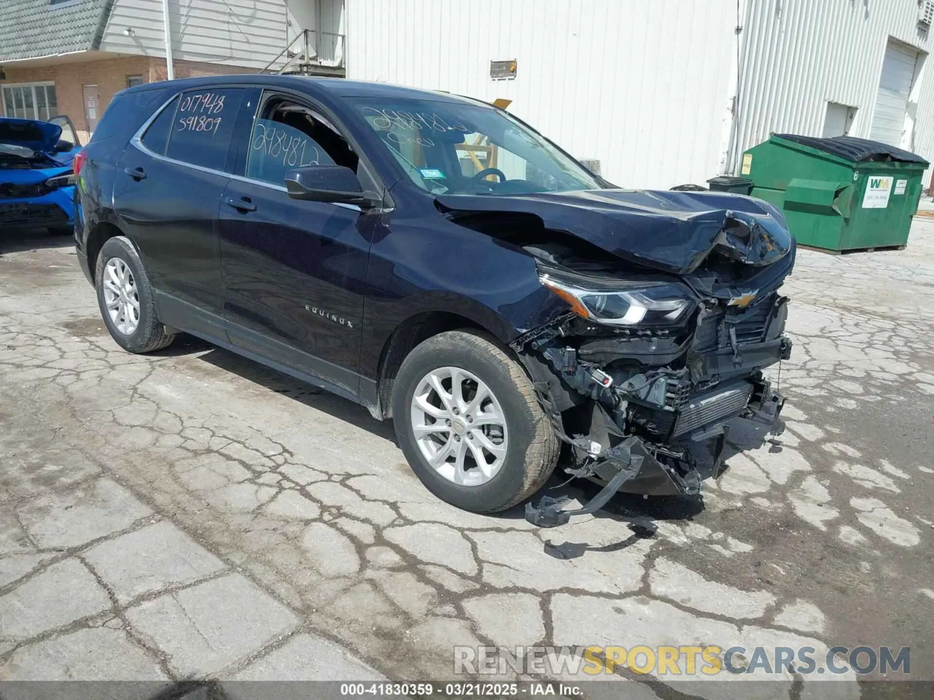 1 fotografías del automóvil dañado 3GNAXKEV4LS591809 CHEVROLET EQUINOX 2020