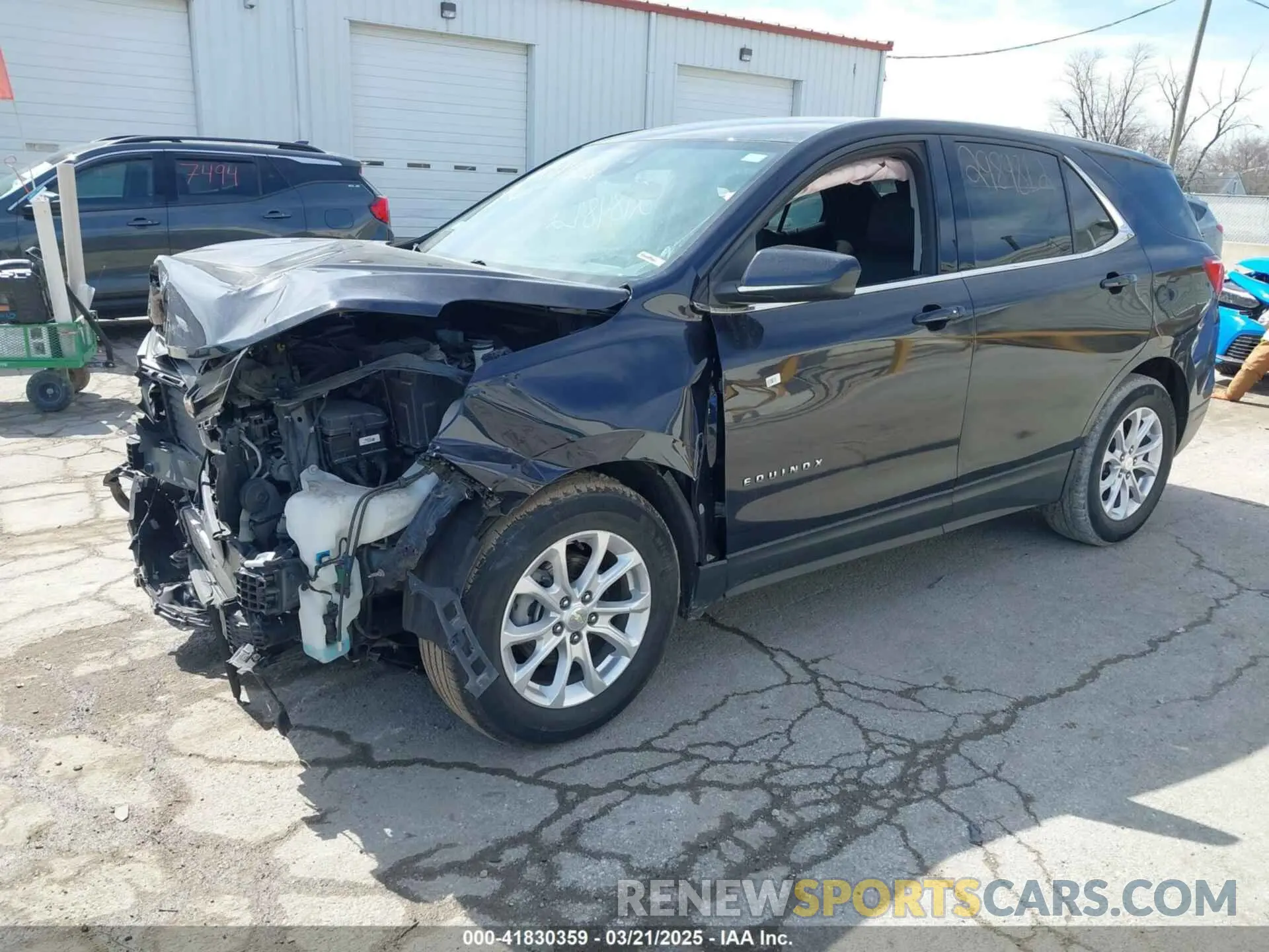 2 fotografías del automóvil dañado 3GNAXKEV4LS591809 CHEVROLET EQUINOX 2020