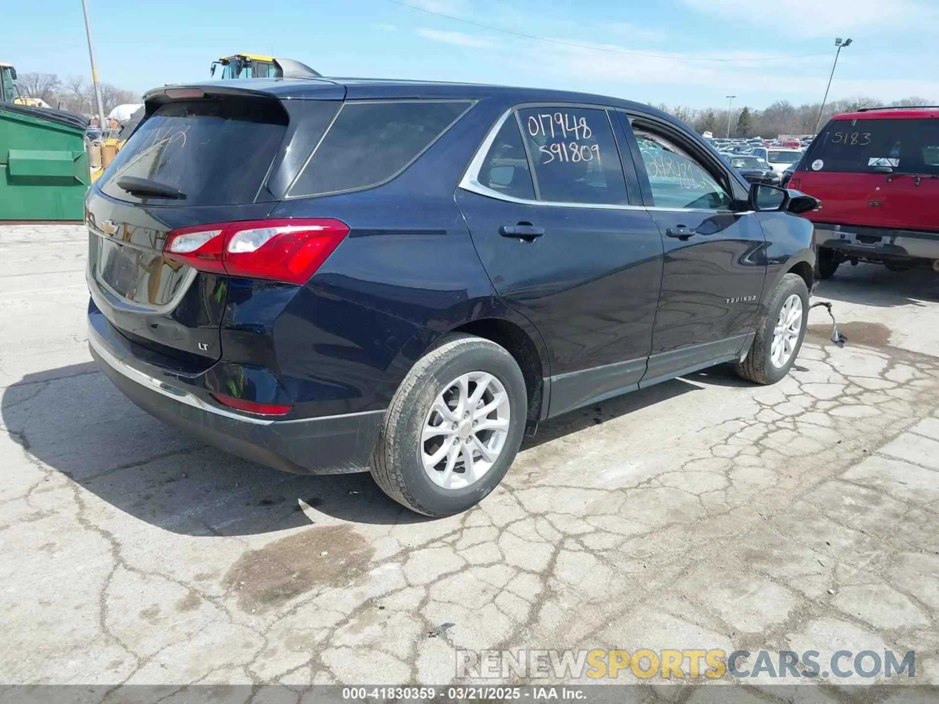 4 fotografías del automóvil dañado 3GNAXKEV4LS591809 CHEVROLET EQUINOX 2020