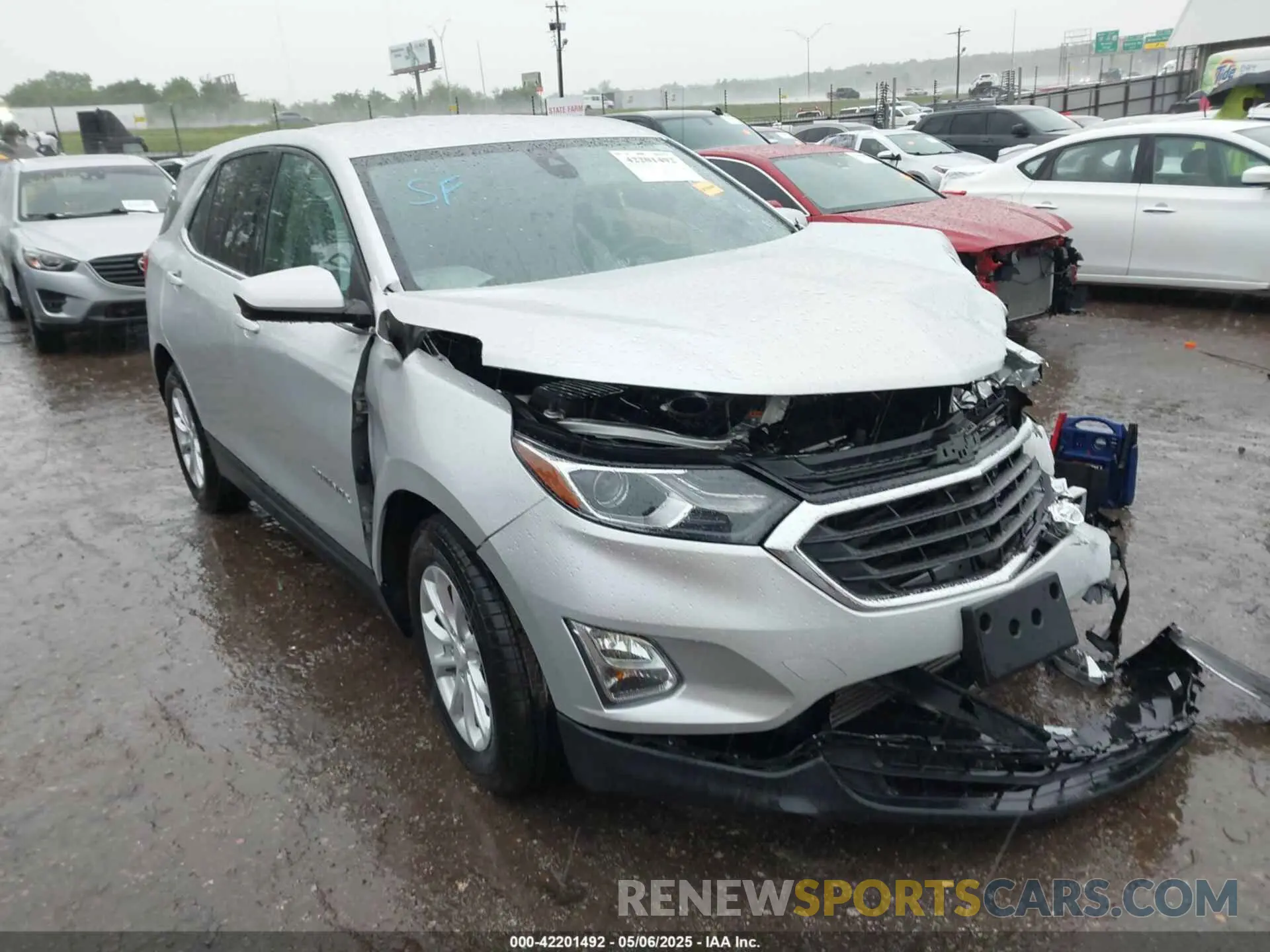 1 fotografías del automóvil dañado 3GNAXKEV4LS717487 CHEVROLET EQUINOX 2020
