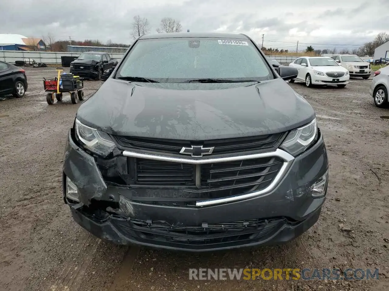 5 fotografías del automóvil dañado 3GNAXKEV5LS637177 CHEVROLET EQUINOX 2020