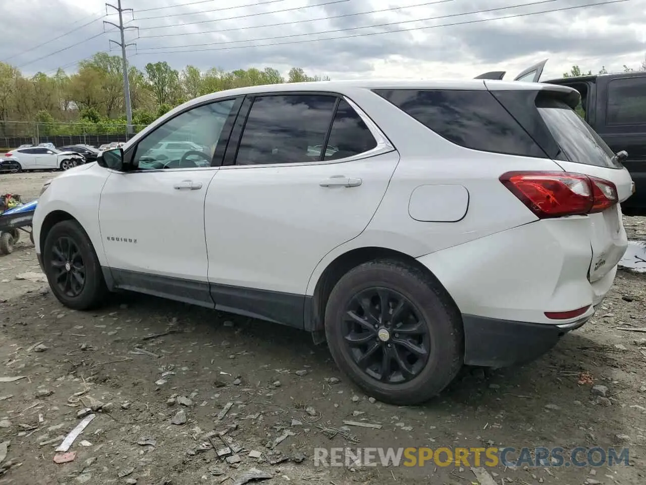 2 fotografías del automóvil dañado 3GNAXKEV6LL157157 CHEVROLET EQUINOX 2020